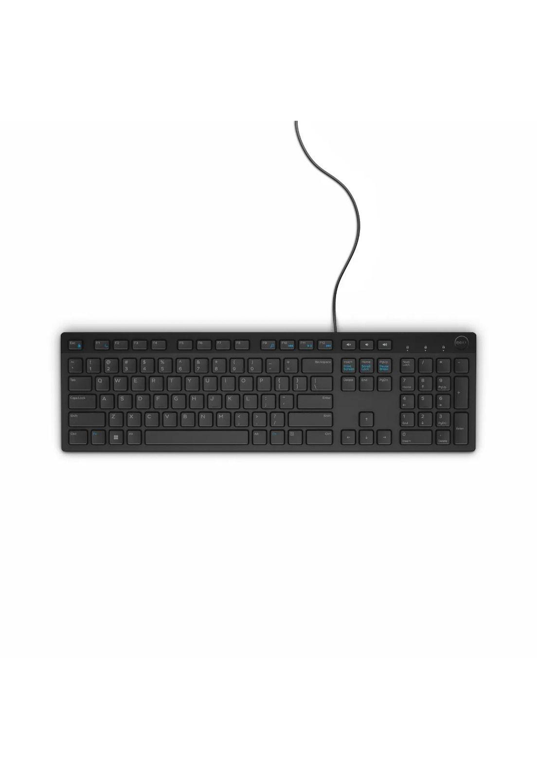 Kit Teclado Mouse Dell KM300C Alámbrico Ambidestro USB-3