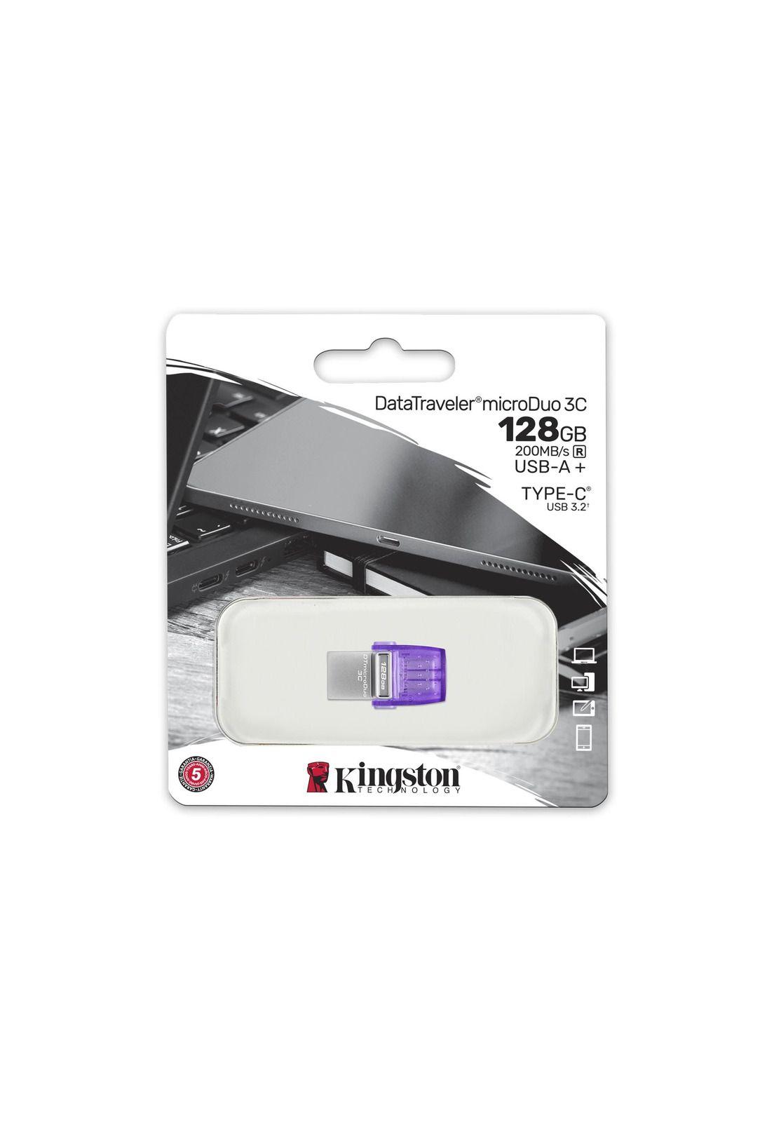 Pendrive Kingston DataTraveler microDuo 3C 128GB 3.2 Gen 1-4