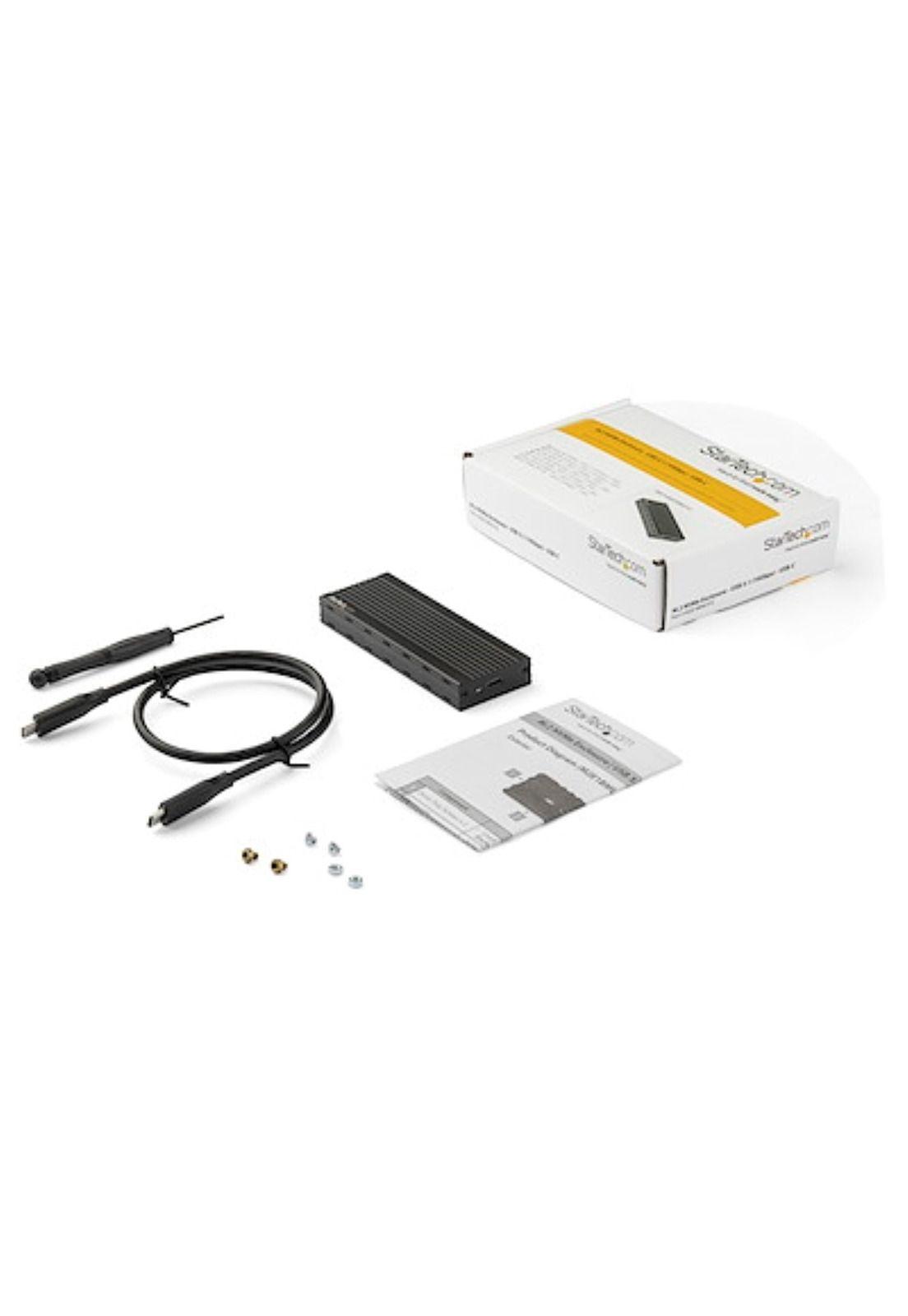 Cofre StarTech para unidades M.2 SSD o NVMe USB-C Aluminio-9