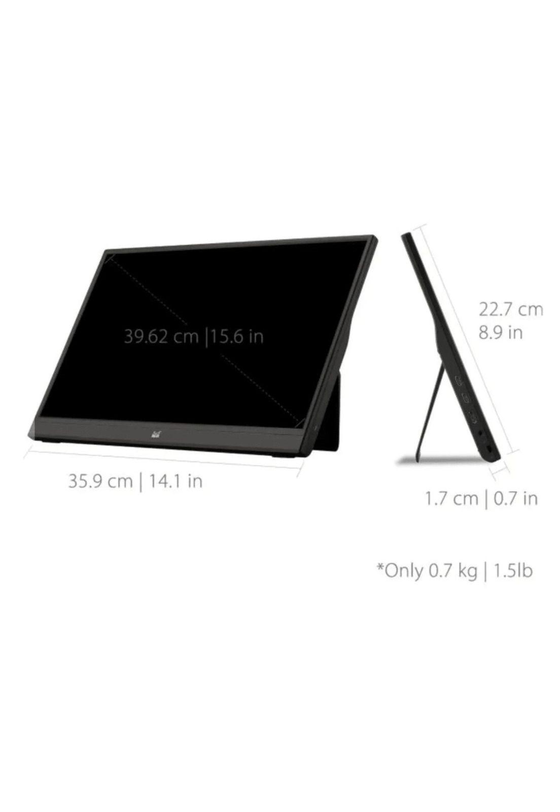 Monitor Portátil Viewsonic VA1655 16" IPS Full HD USB-C HDMI-2
