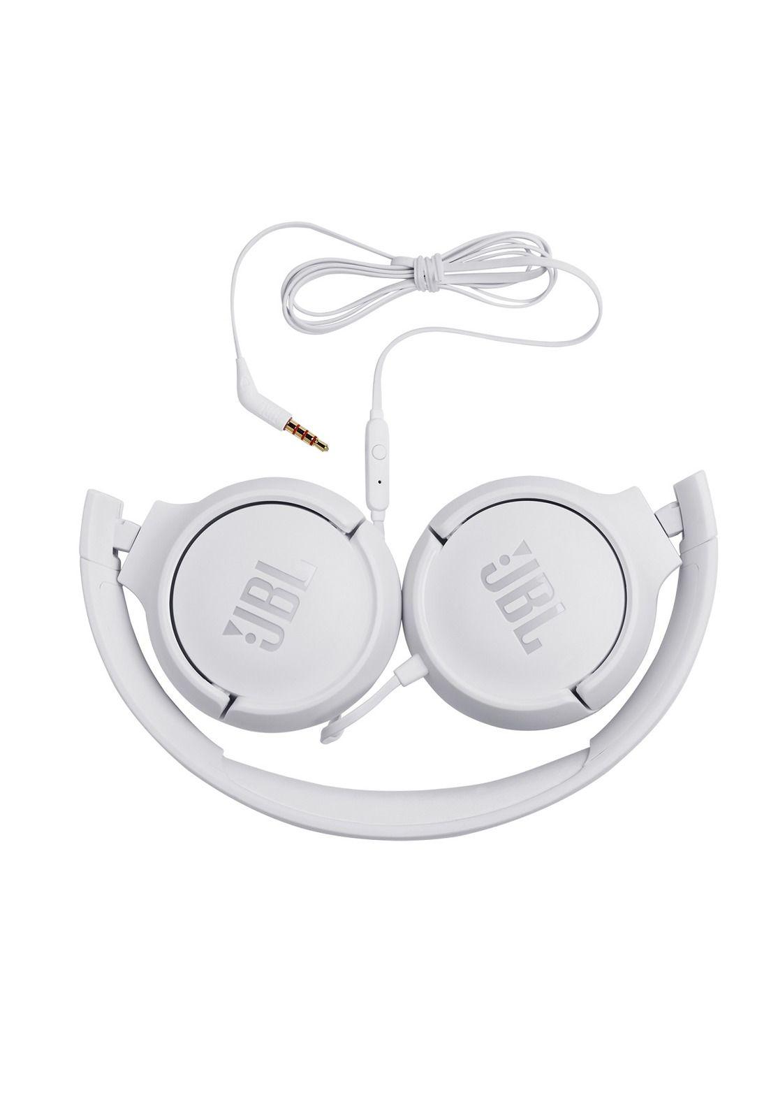 Audifonos JBL Tune 500 Con Diadema Conector 3.5mm Blanco-1