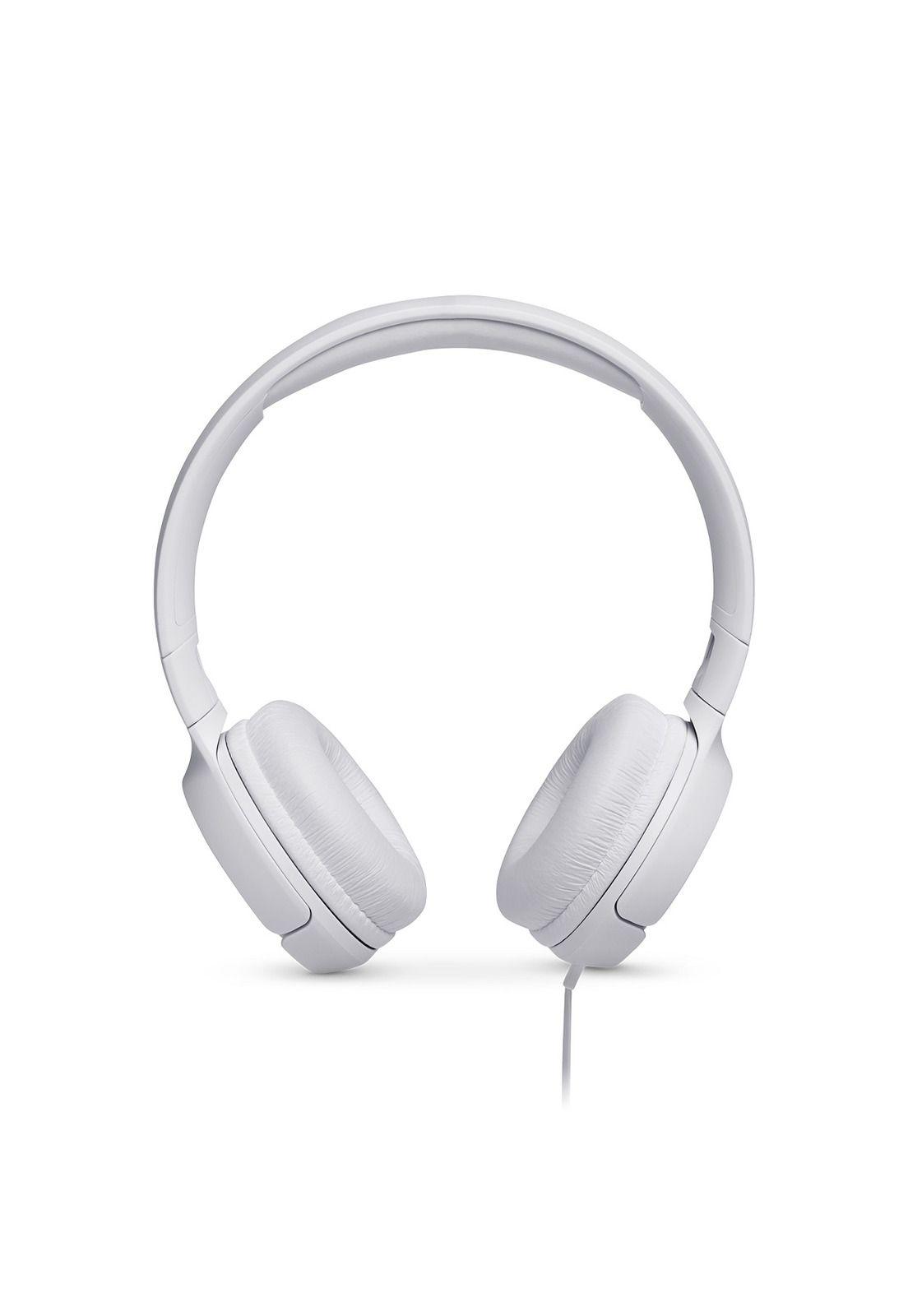 Audifonos JBL Tune 500 Con Diadema Conector 3.5mm Blanco-1
