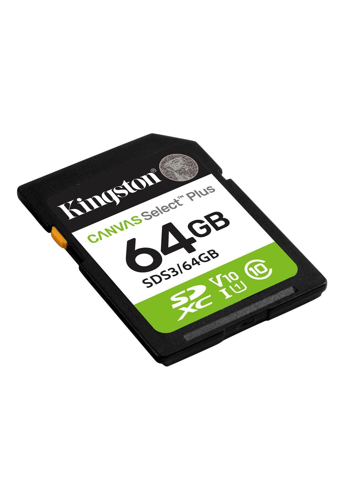 Tarjeta de Memoria SD Kingston 64GB Canvas Select Plus-2