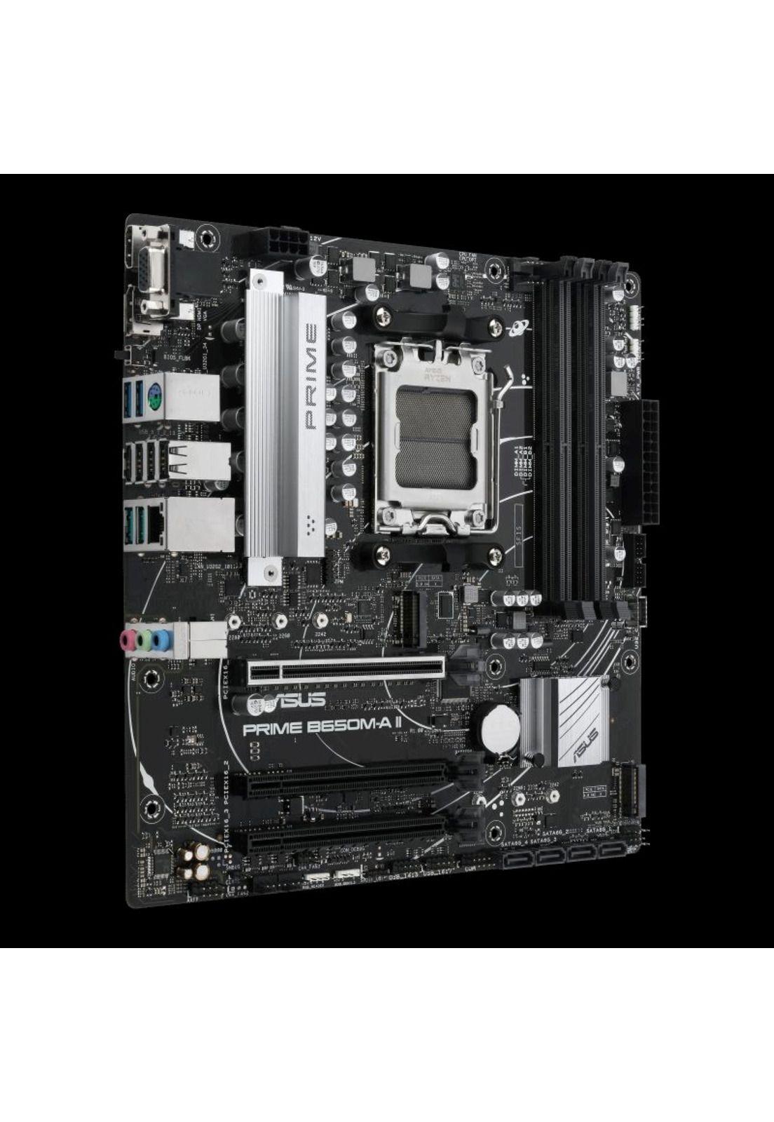 Placa Madre Asus PRIME B650M-A II AM5 DDR5 RGB mATX-3