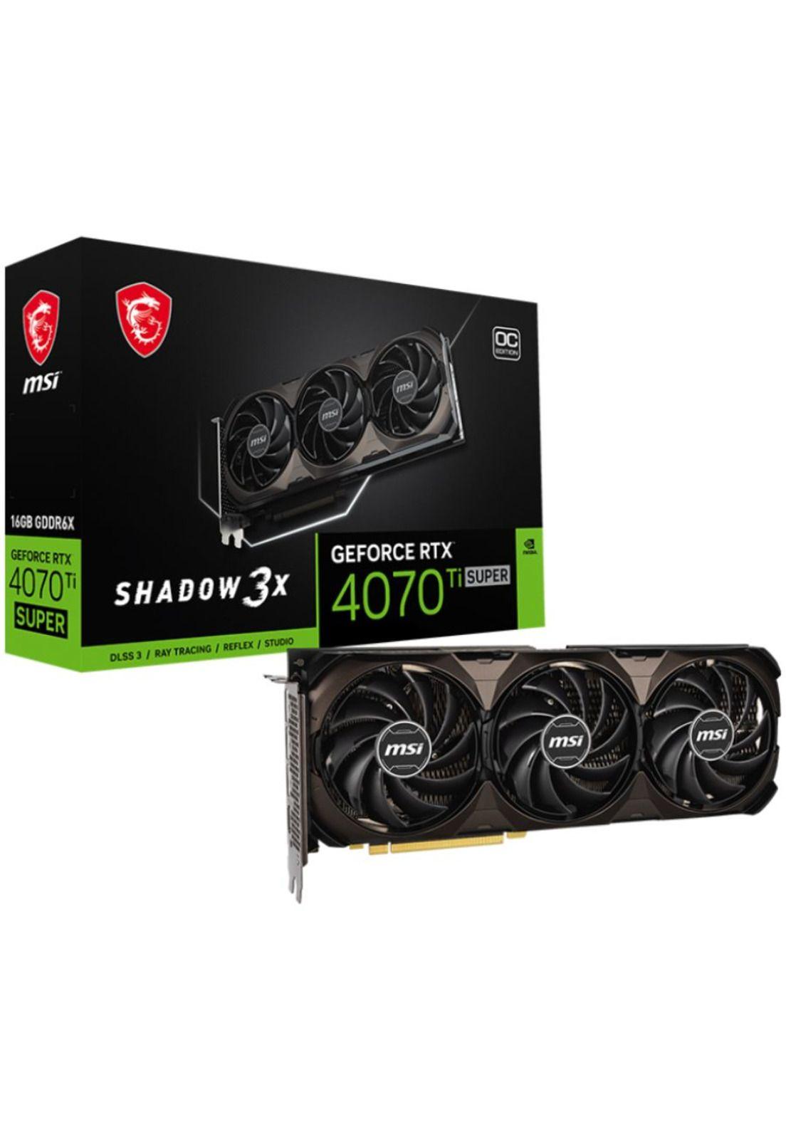 T video MSI GeForce RTX 4070 Ti SUPER 16G SHADOW 3X OC-0