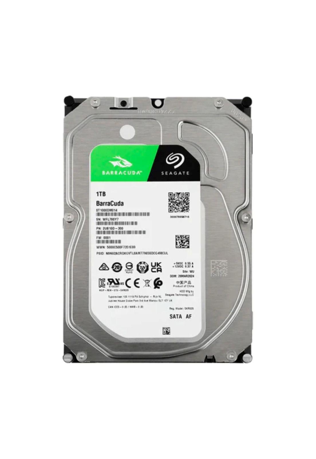 Disco Duro Seagate BarraCuda 1TB 3.5" SATA 7.200rpm 256MB-2