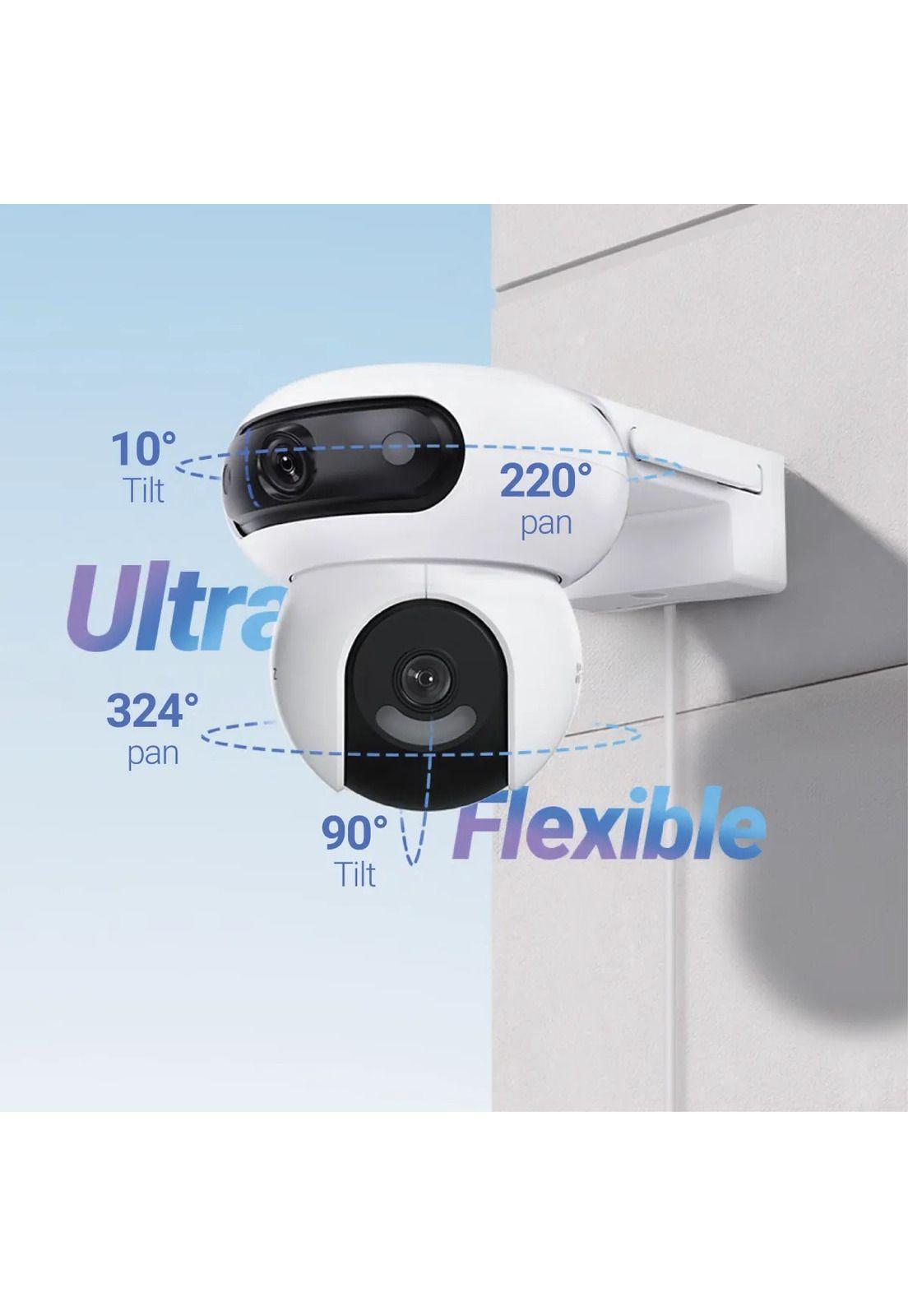 Camara Seguridad Wifi Doble Lente motorizados Ezviz 2k+ H90-3