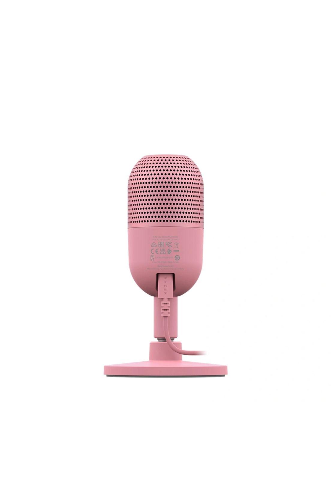 Micrófono Razer Seiren V3 Mini Compact Streaming USB Rosa-2