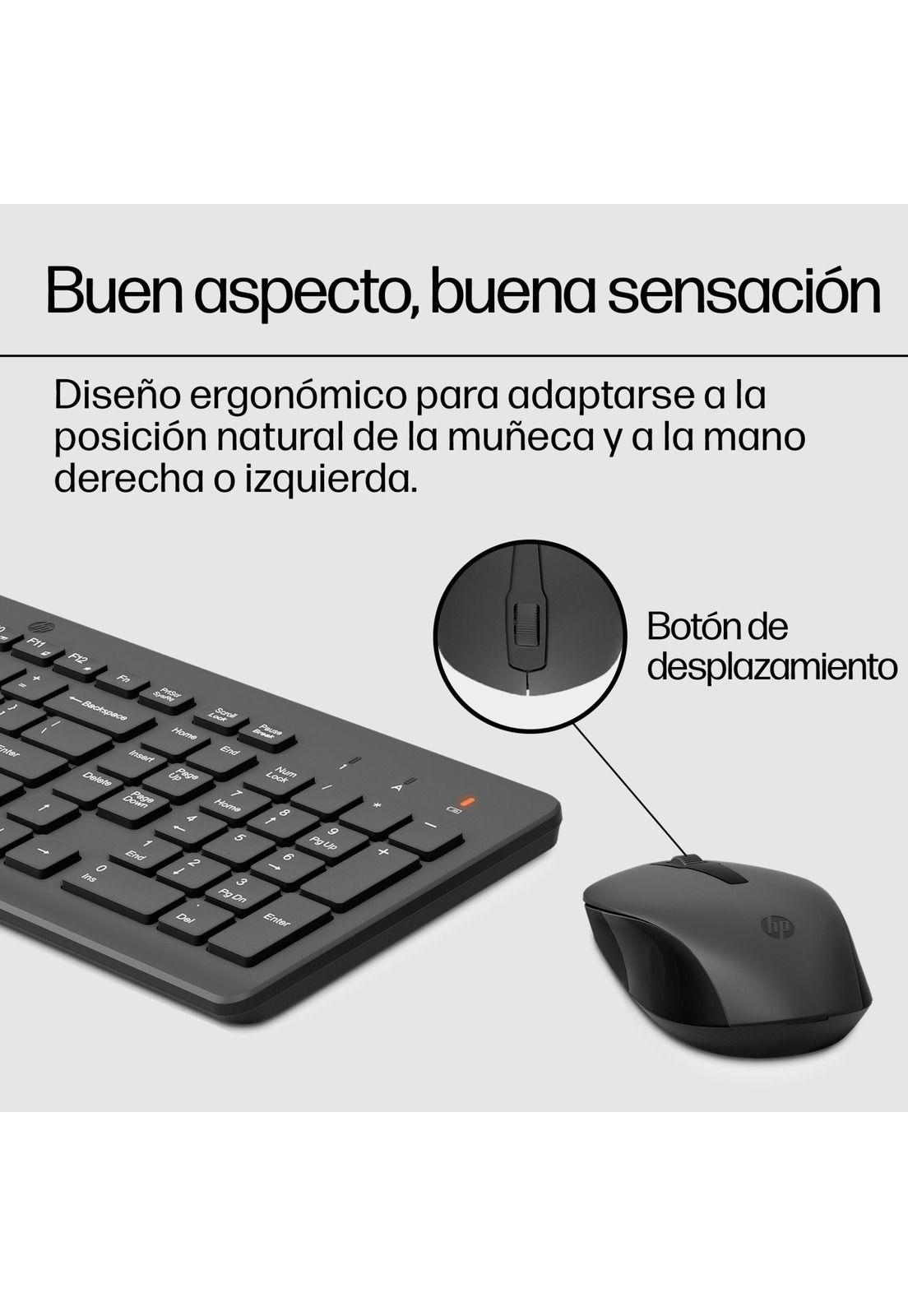 Combo HP 330 Teclado y Mouse Inalámbricos 2V9E6AA-2