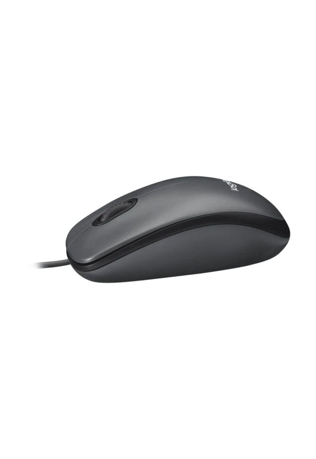 Mouse Logitech M90 Alámbrico USB 1000DPI Negro/Gris-3