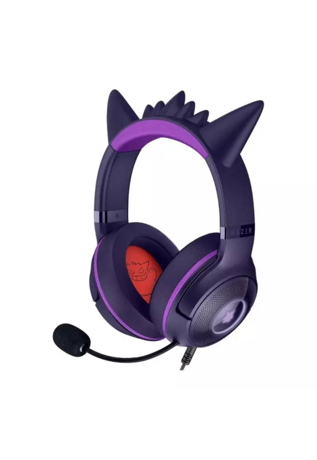 Audífonos Gamer Razer Kraken Kitty V2 Pokémon Gengar USB RGB-0