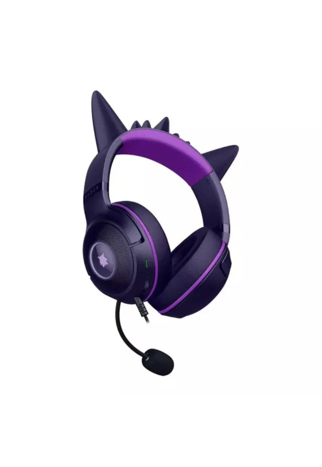 Audífonos Gamer Razer Kraken Kitty V2 Pokémon Gengar USB RGB-2