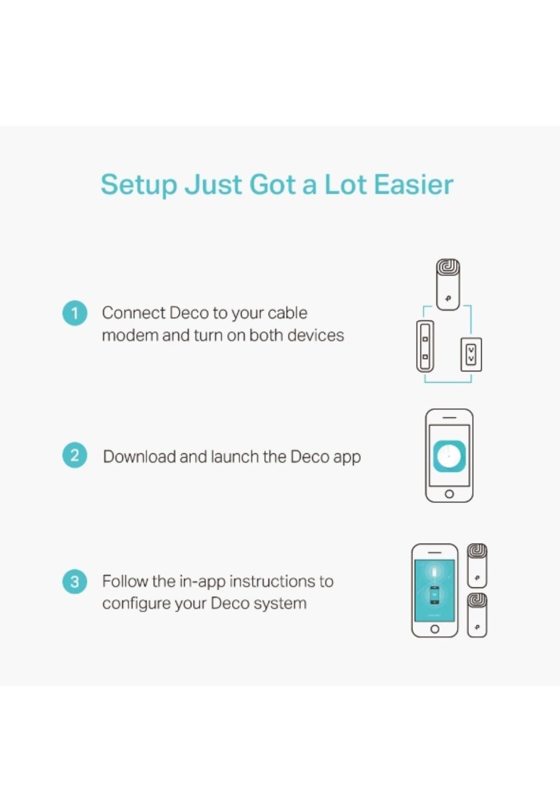 Extensor TP-Link Wi-Fi Mesh Ac1200 Deco M4 1 Unid Blanco-3