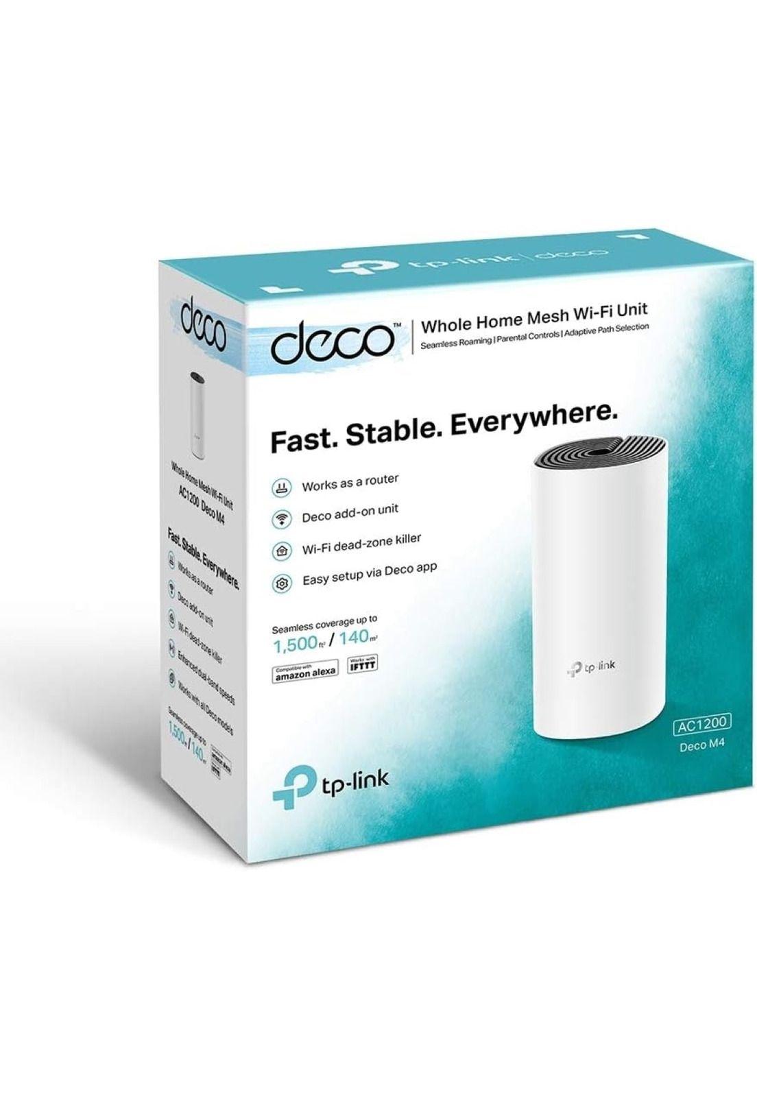 Extensor TP-Link Wi-Fi Mesh Ac1200 Deco M4 1 Unid Blanco-4