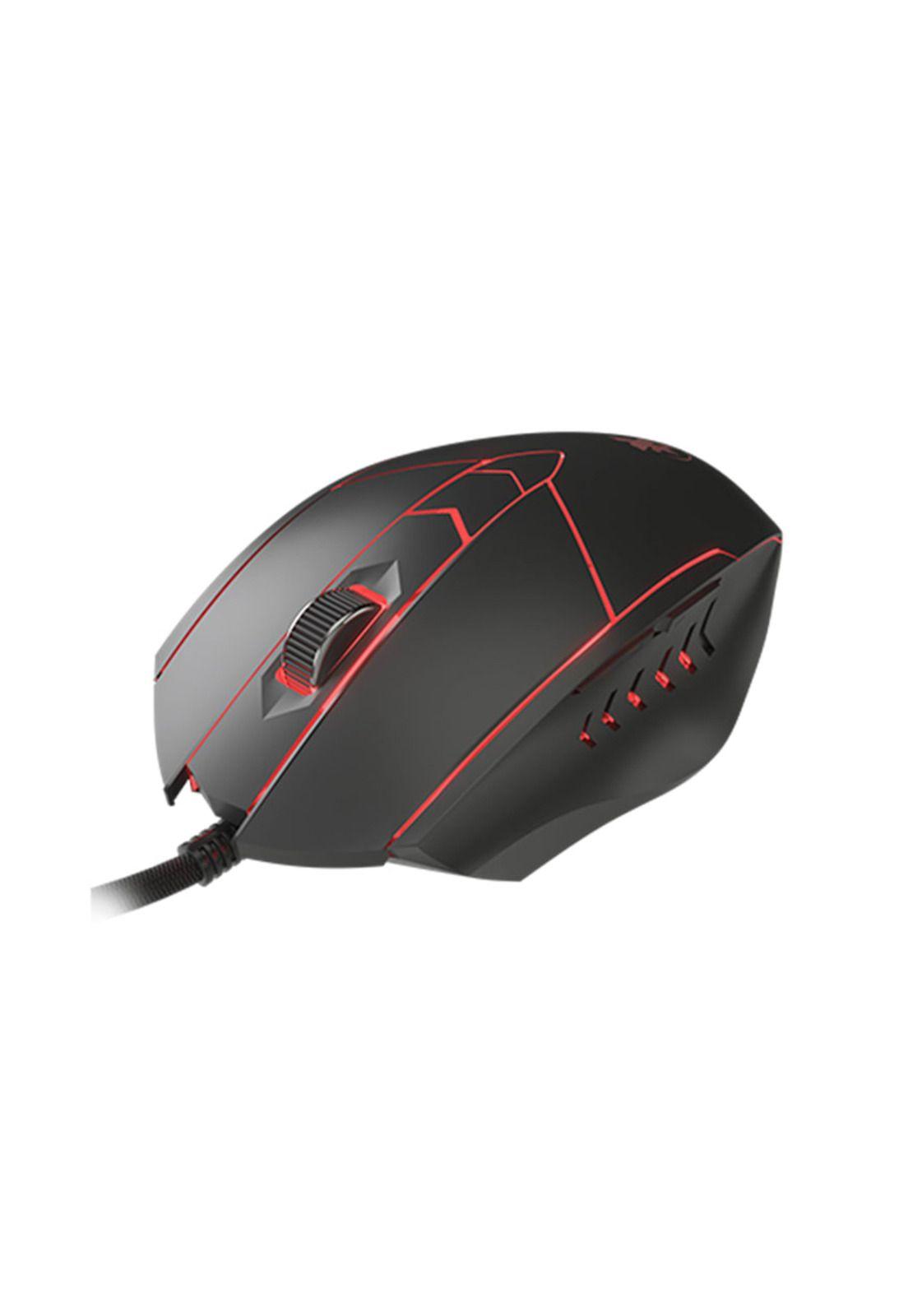 Mouse Gamer XTech STAUROS 6 Botones 7.200dpi Negro-0