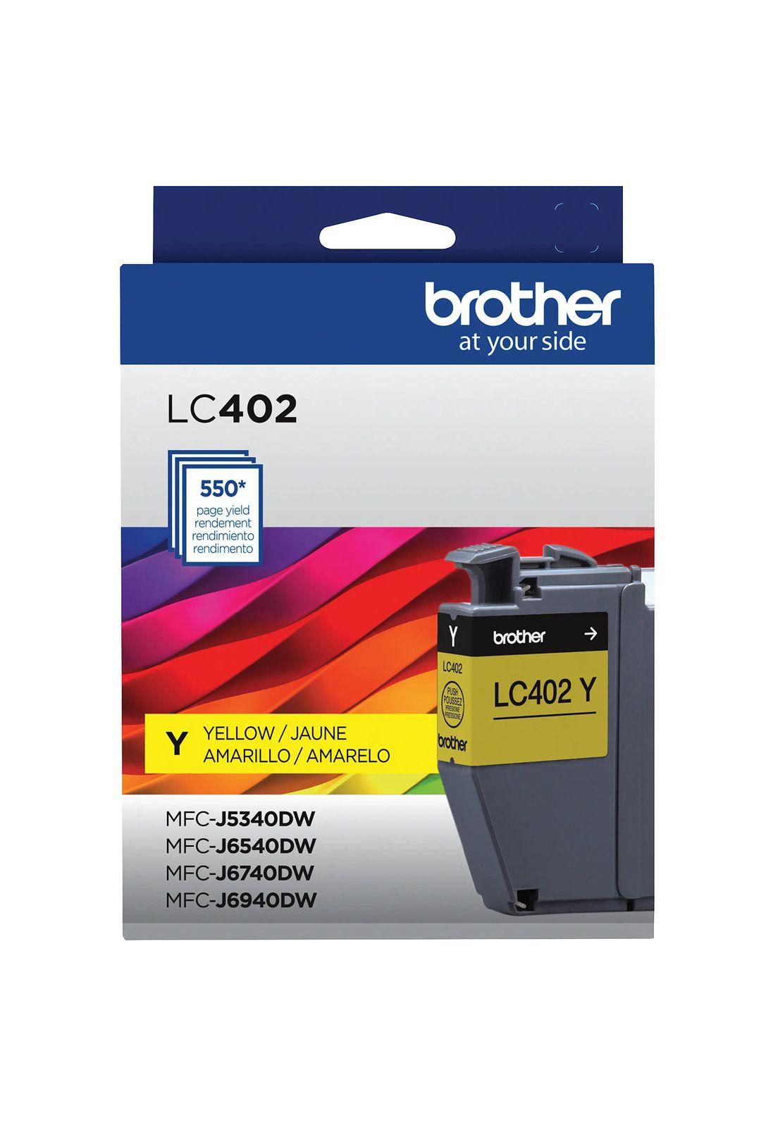 Cartucho de Tinta Brother LC402YS 550 Páginas Amarillo-1