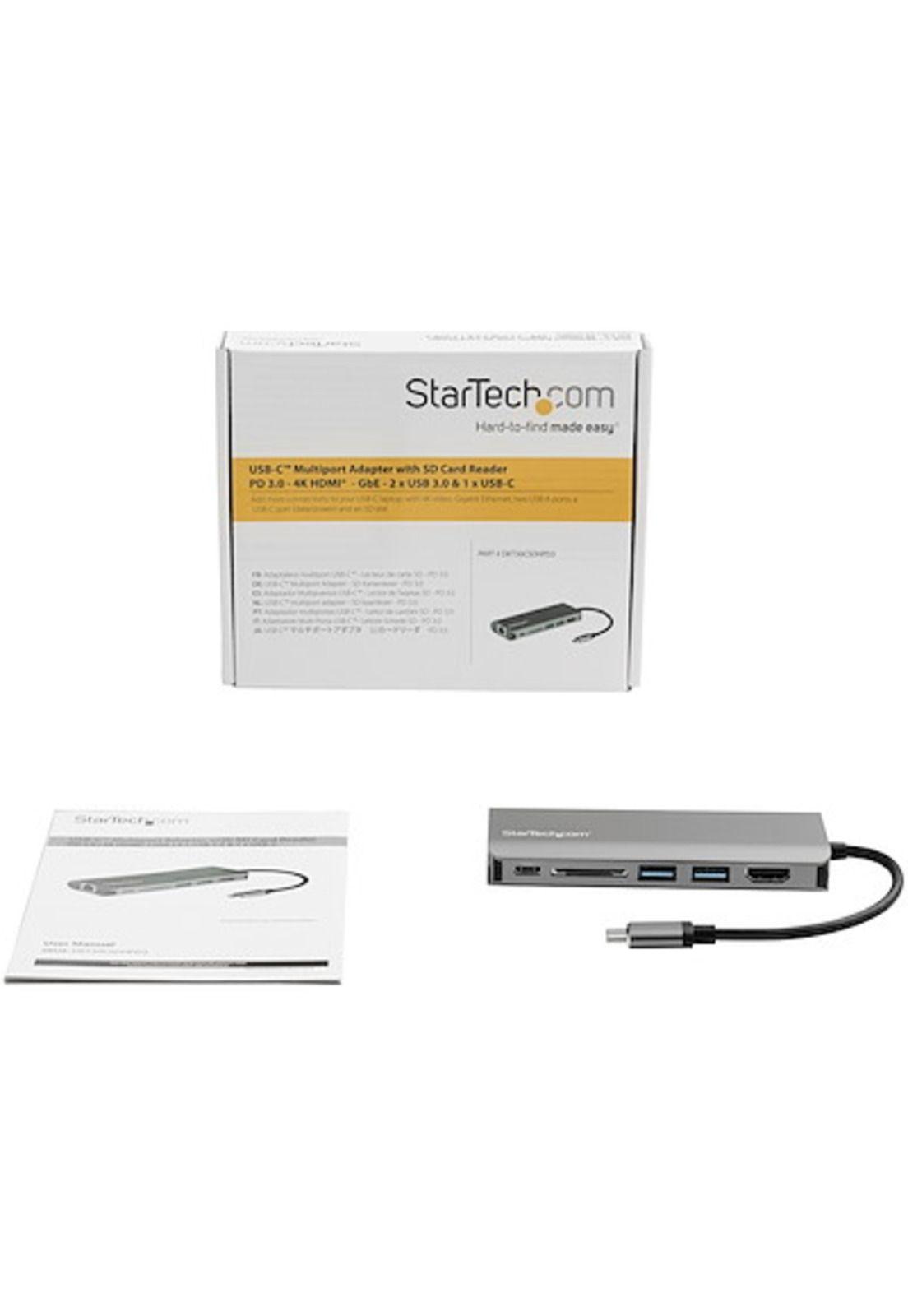 Adaptador Multipuertos USB-C Startech USB Tipo C a HDMI 4K-3