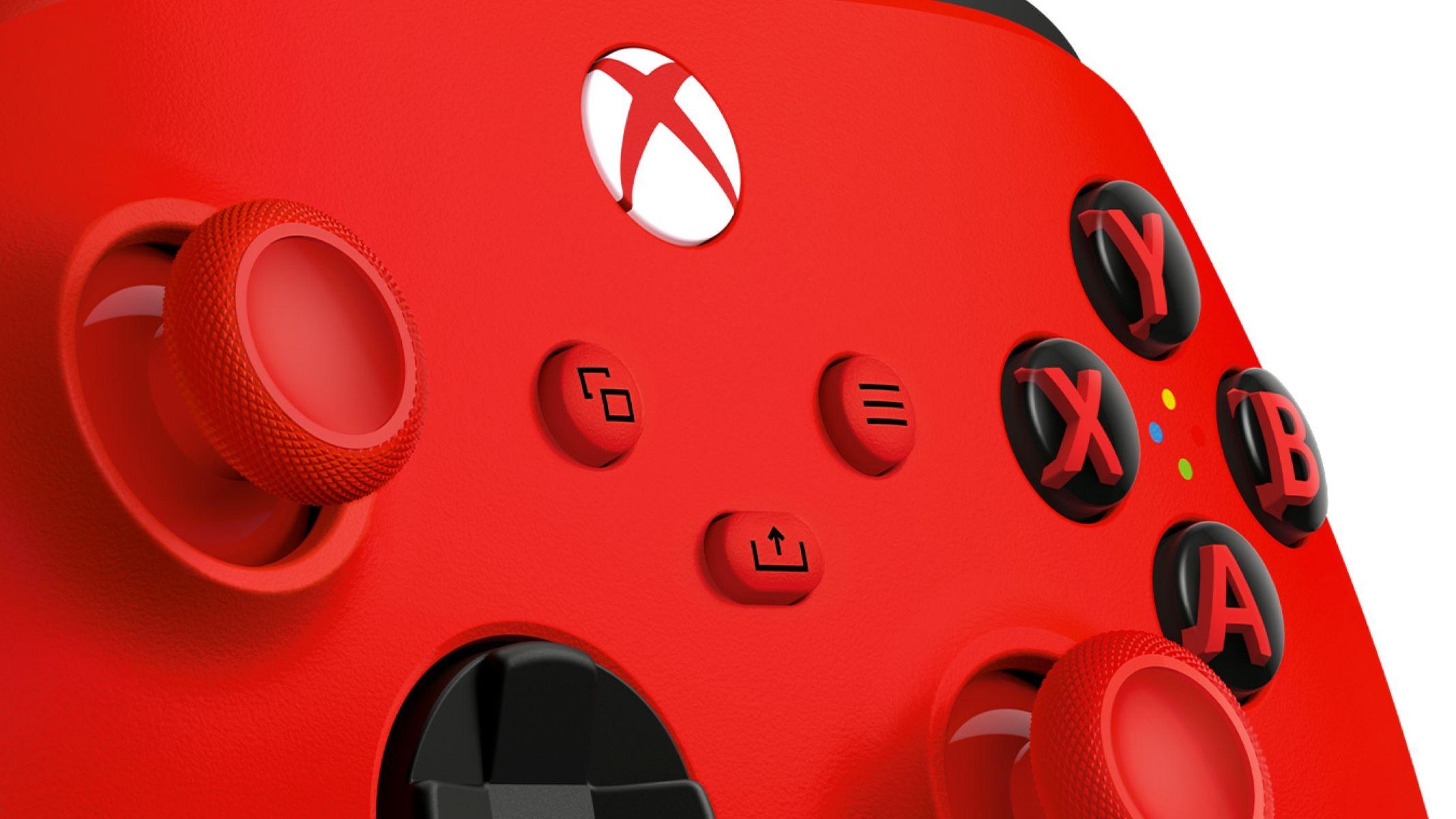 Control Inalámbrico Microsoft Xbox Bluetooth Rojo-1