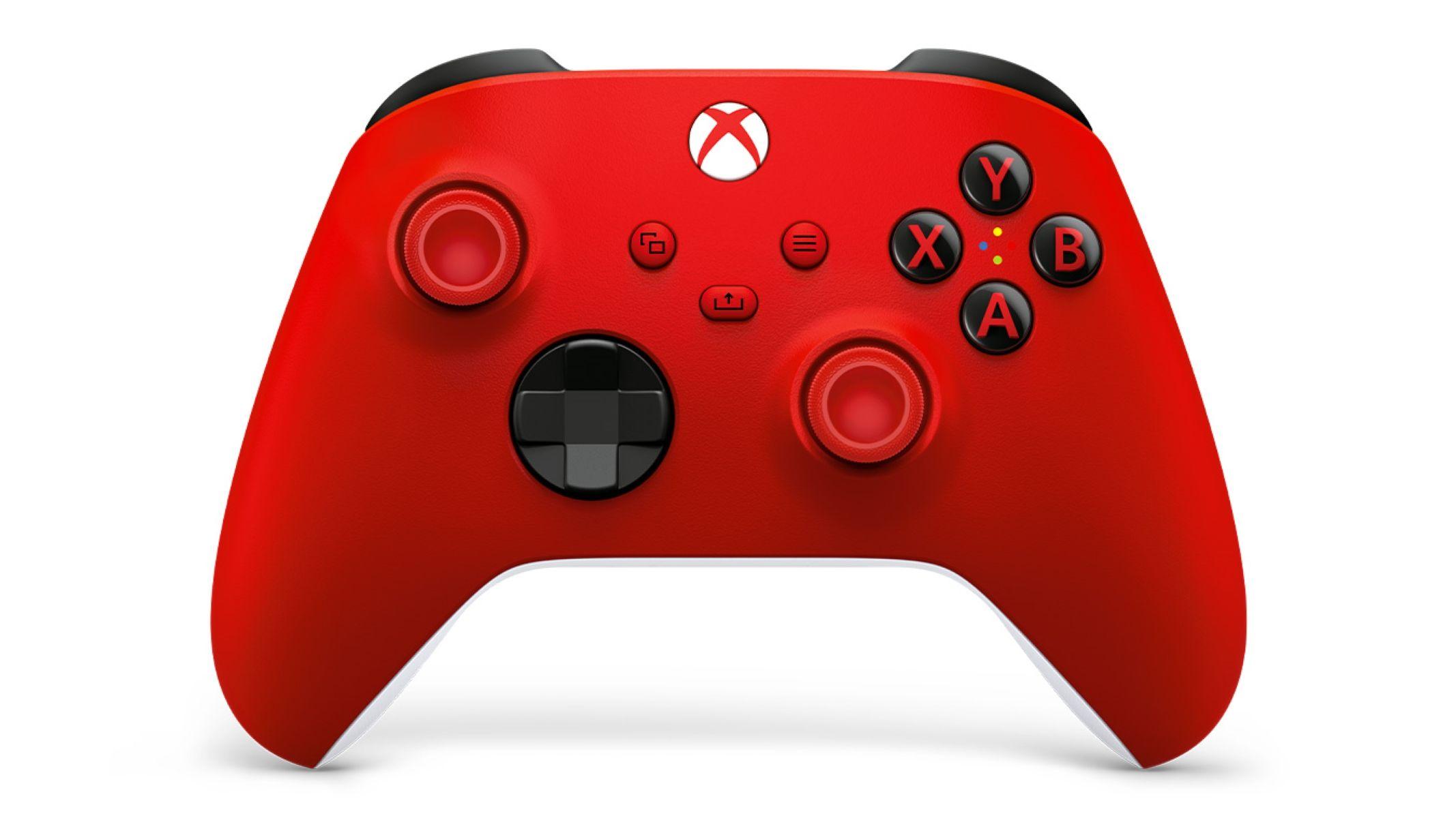 Control Inalámbrico Microsoft Xbox Bluetooth Rojo-2