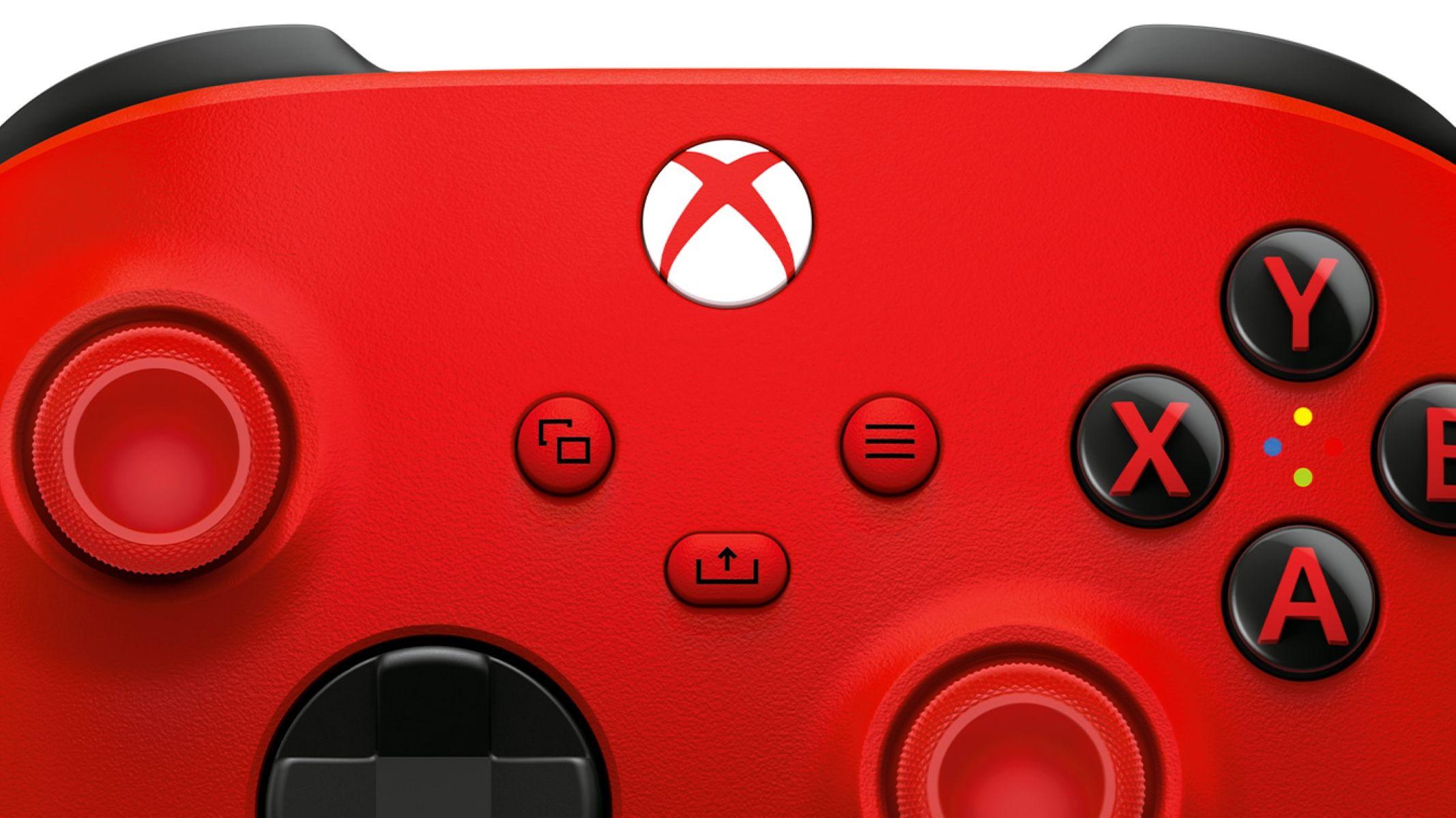 Control Inalámbrico Microsoft Xbox Bluetooth Rojo-3
