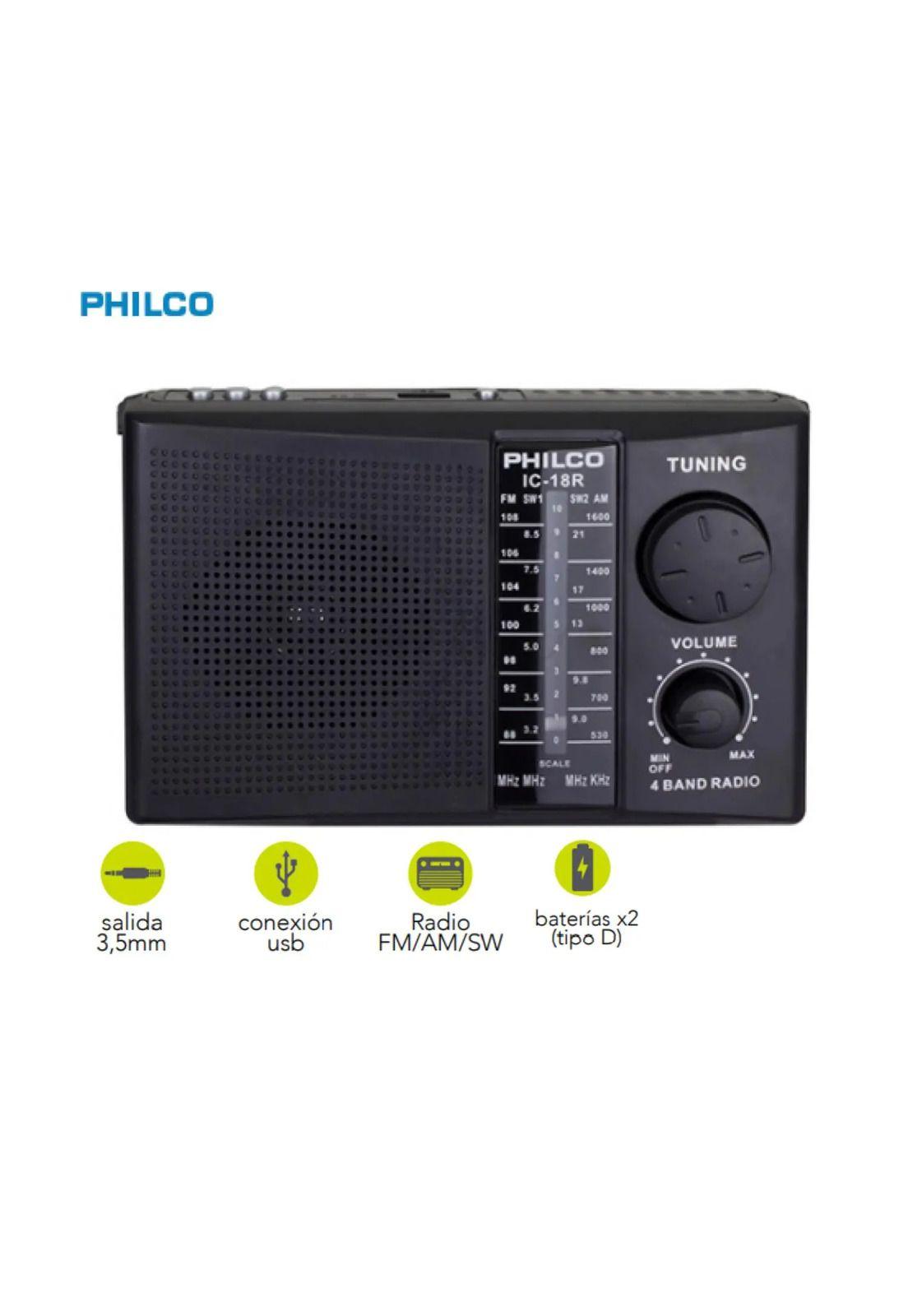 RADIO RECARGABLE IC-18R PHILCO-0
