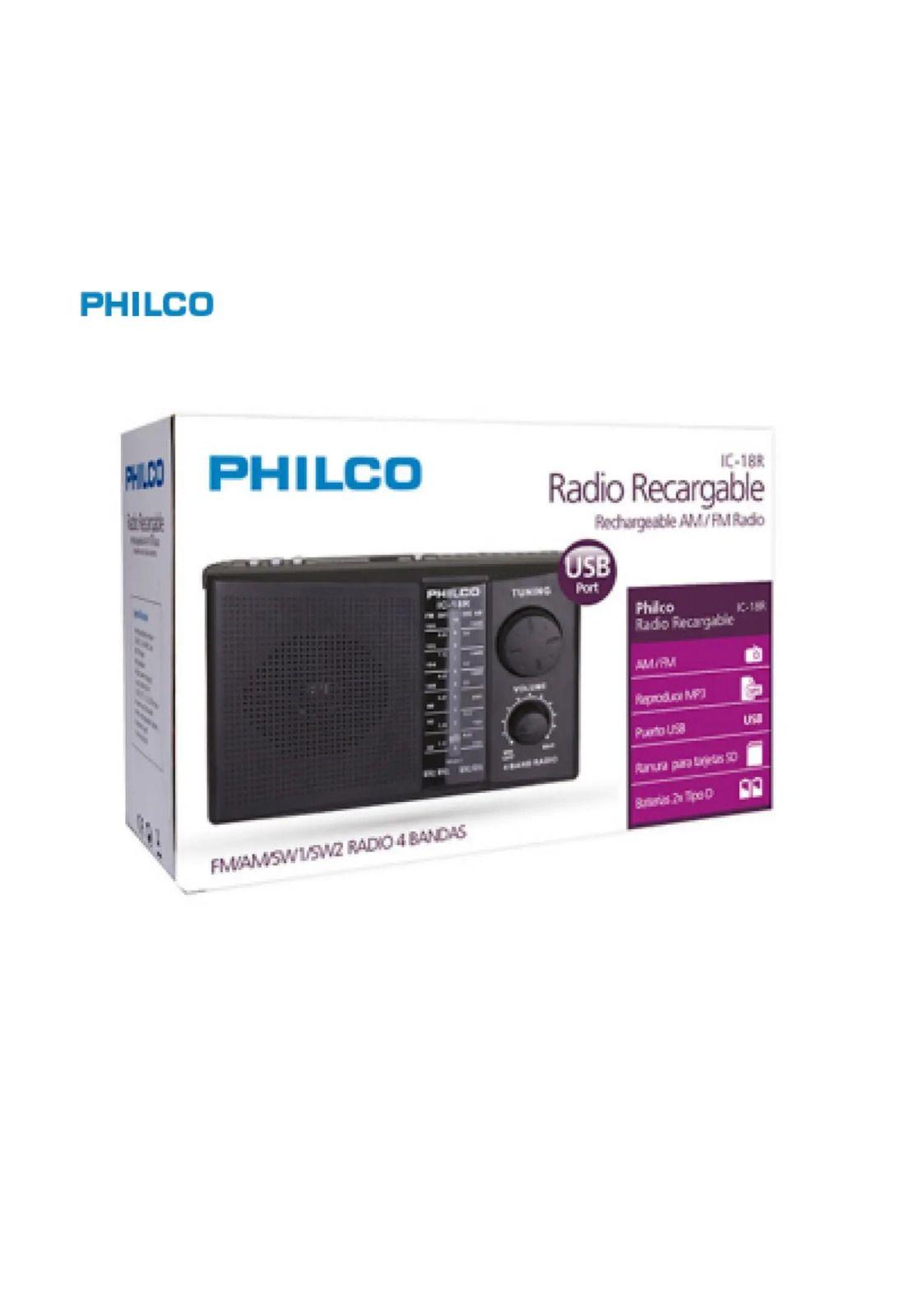 RADIO RECARGABLE IC-18R PHILCO-2