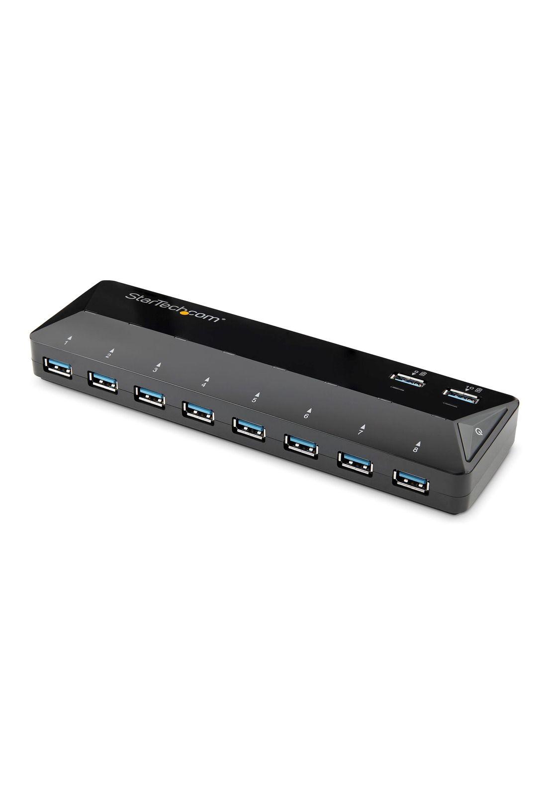 Hub Startech USB 3.0 de 10 Puertos 5Gbps 2 puertos de 1.5 A-0