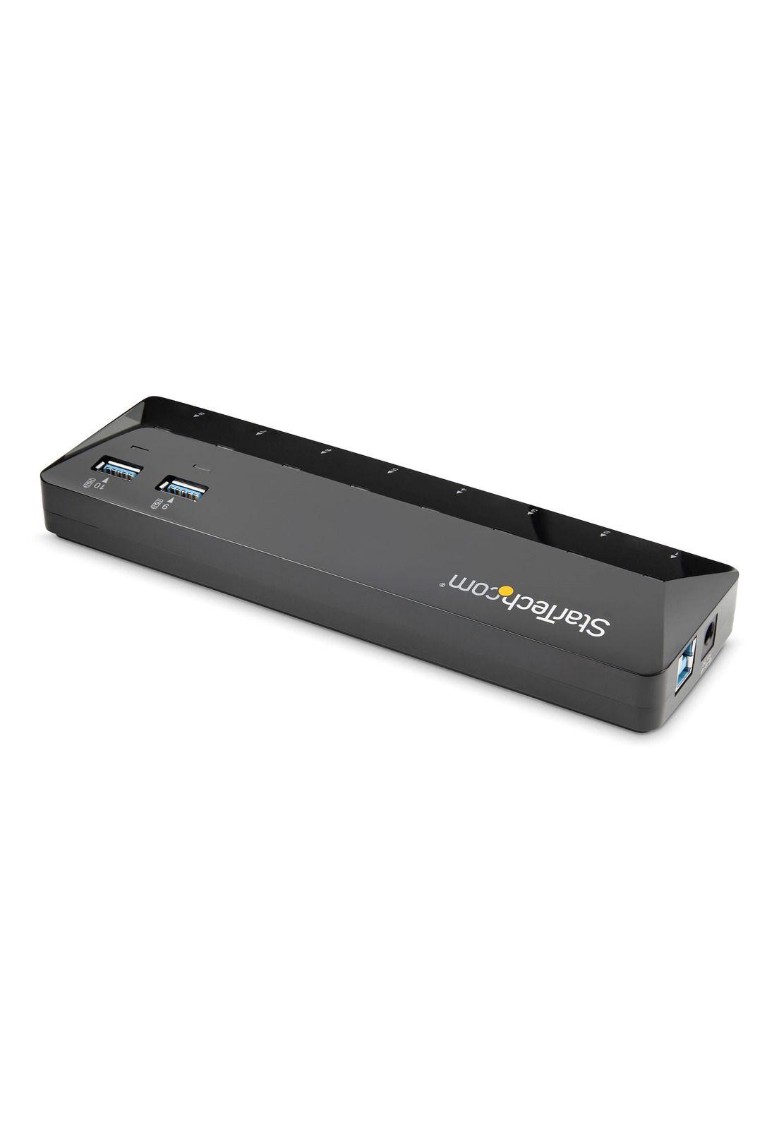 Hub Startech USB 3.0 de 10 Puertos 5Gbps 2 puertos de 1.5 A-1