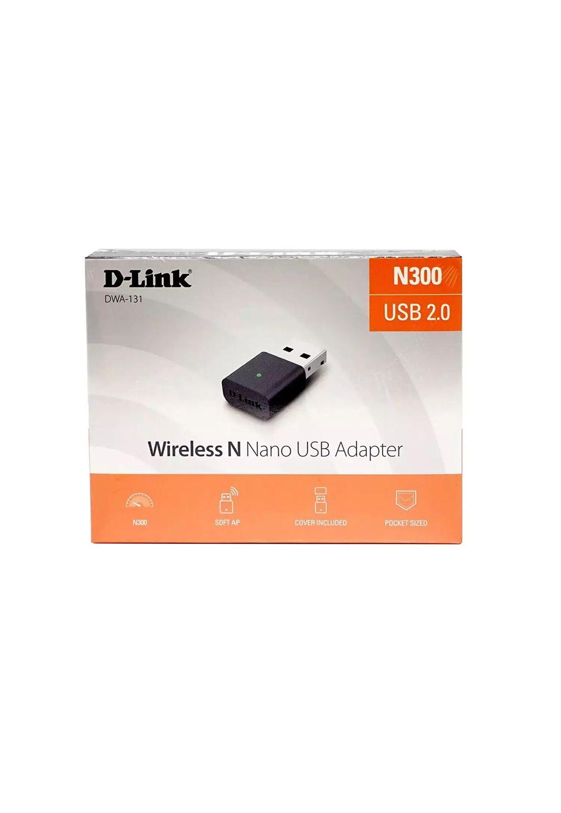 Adaptador Dlink USB Wifi N300 Dwa-131-2