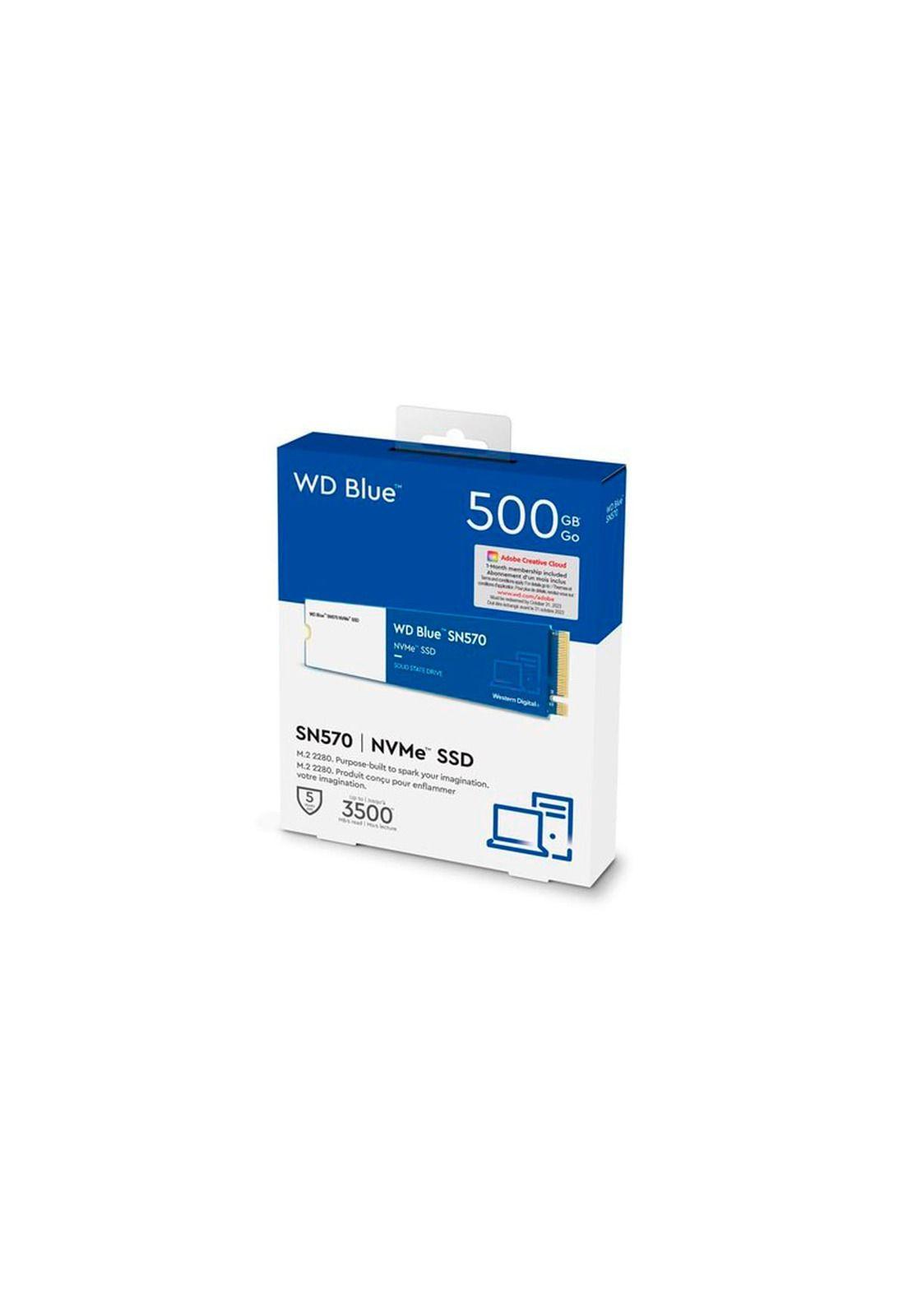 Unidad Estado Sólido Western Digital Blue SN570 500GB NVMe-2