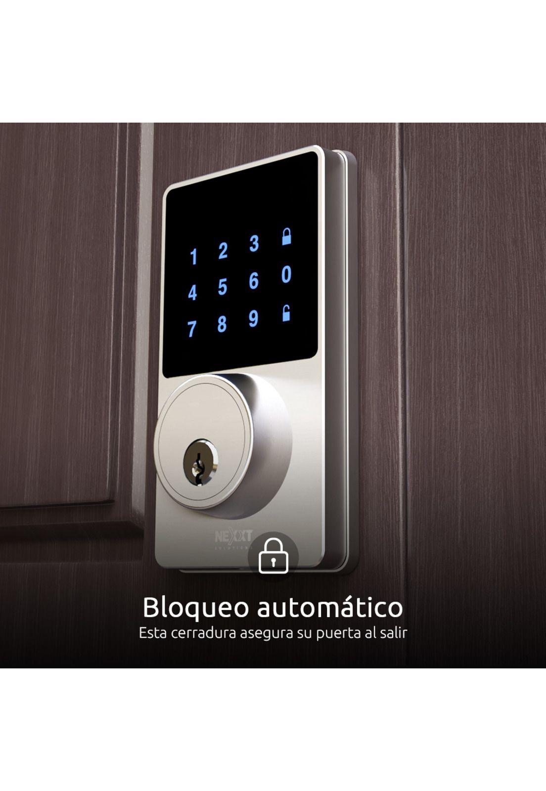 Cerradura Inteligente Nexxt con Conexión Wi-Fi Alexa Google-0
