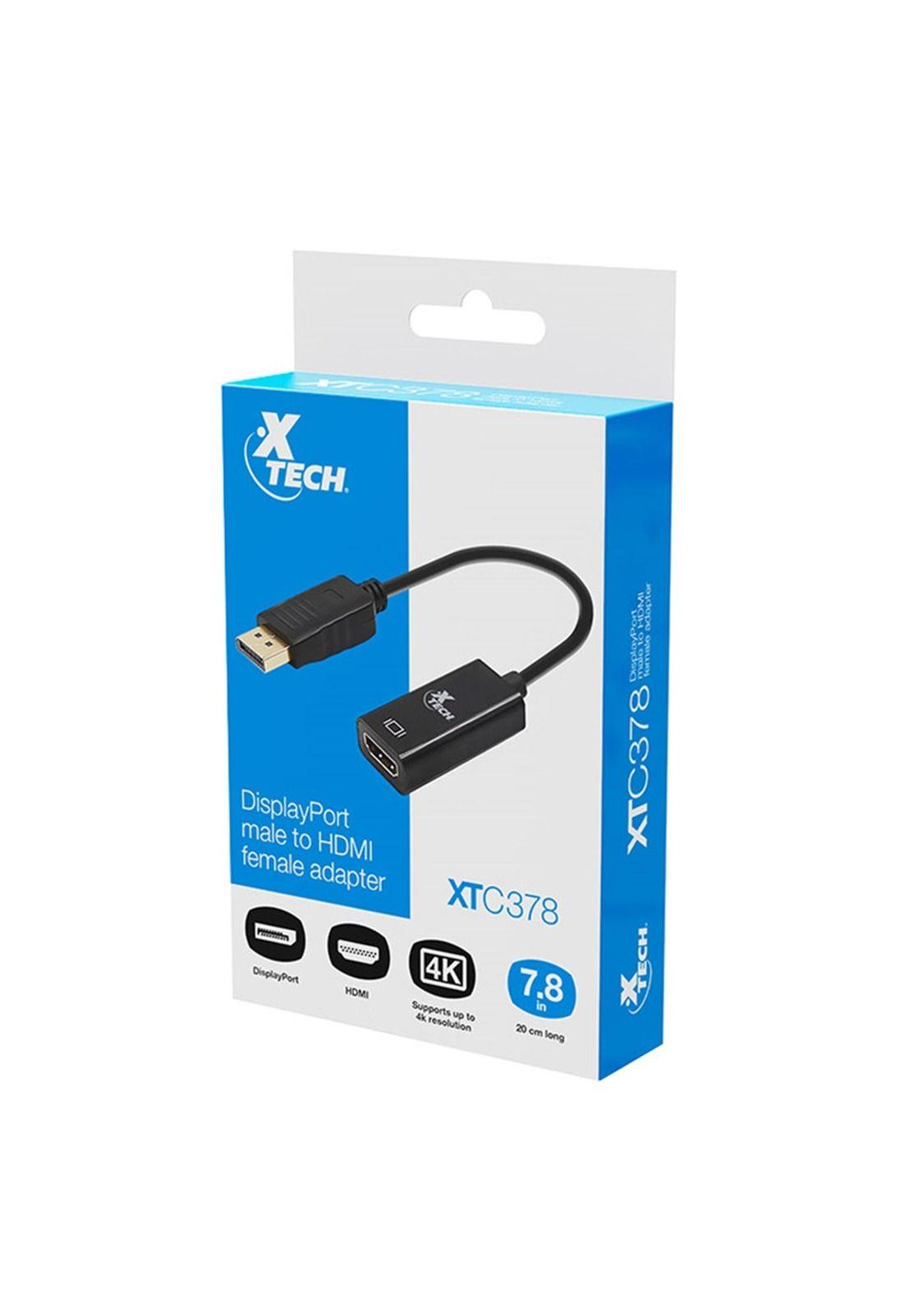 Adaptador DisplayPort Xtech Macho a HDMI Hembra-7