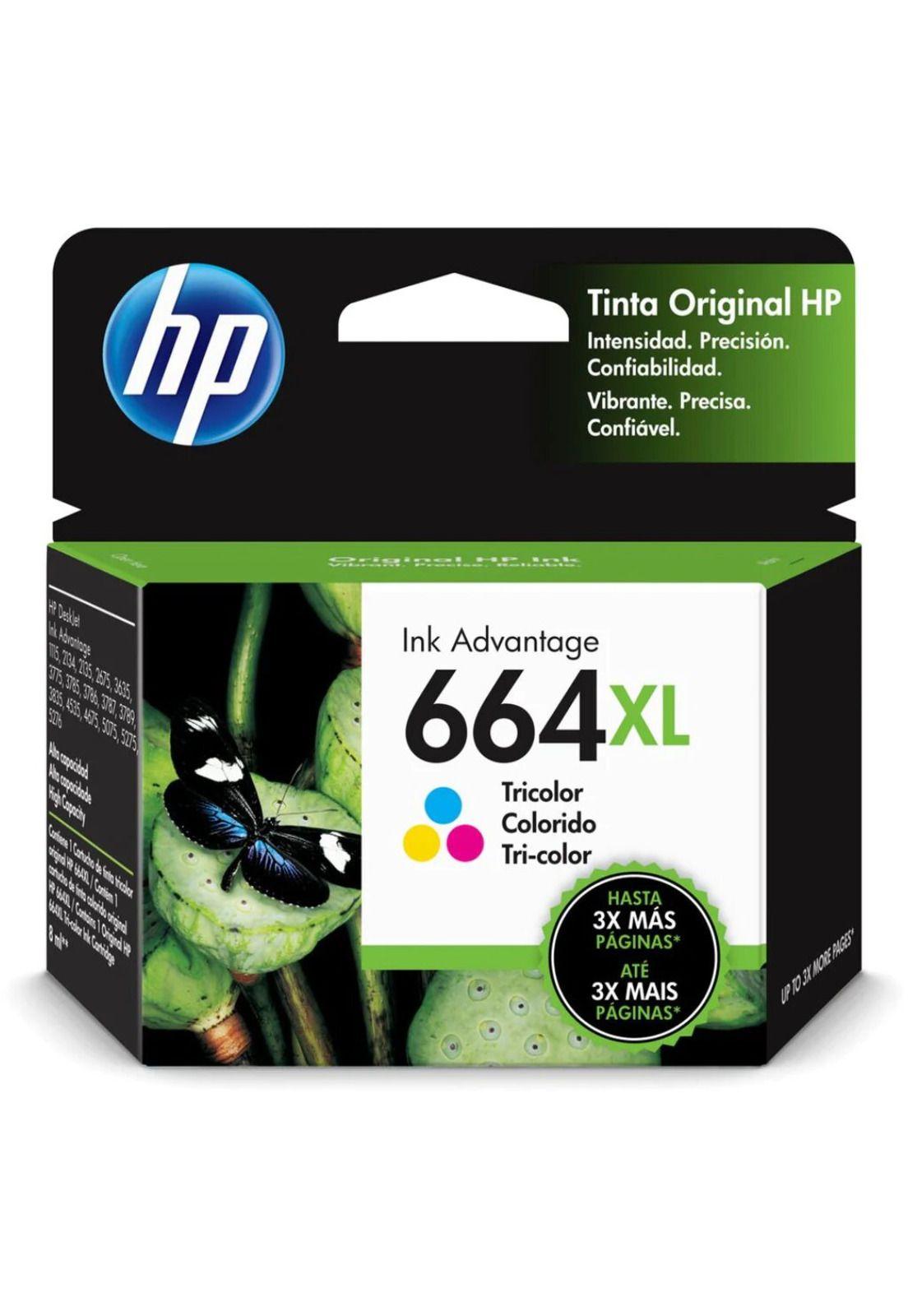 Cartucho deTinta HP 664XL  330 páginas Tricolor-0