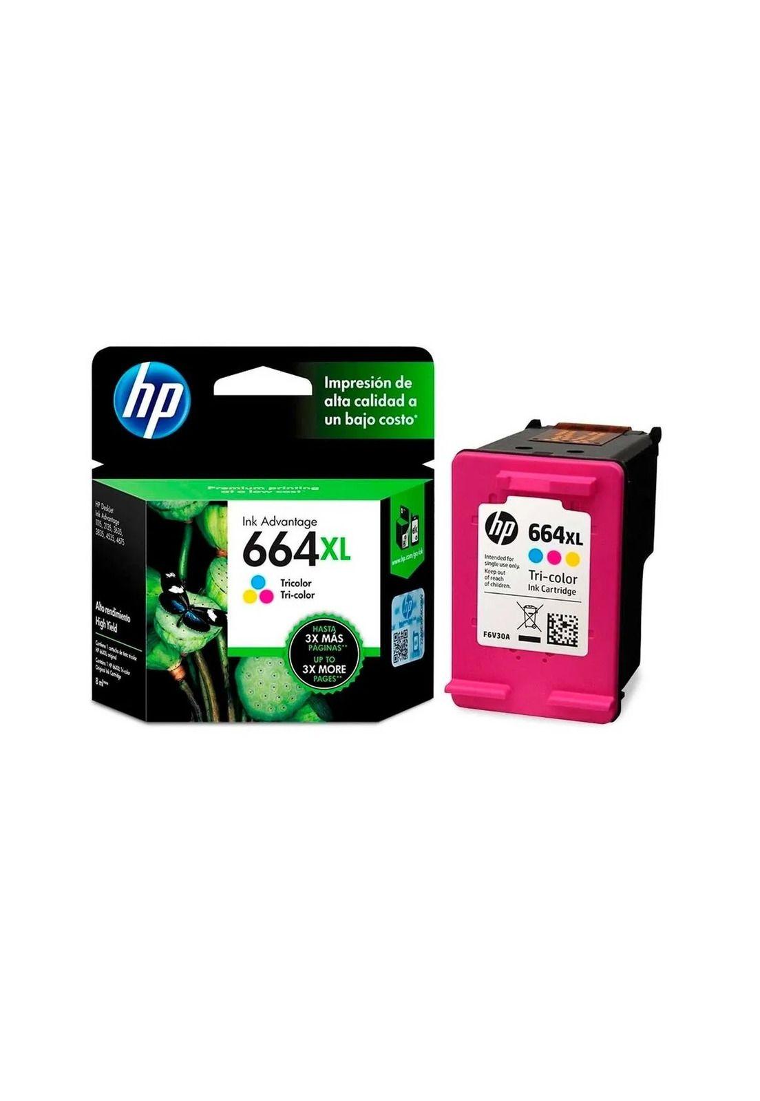 Cartucho deTinta HP 664XL  330 páginas Tricolor-1