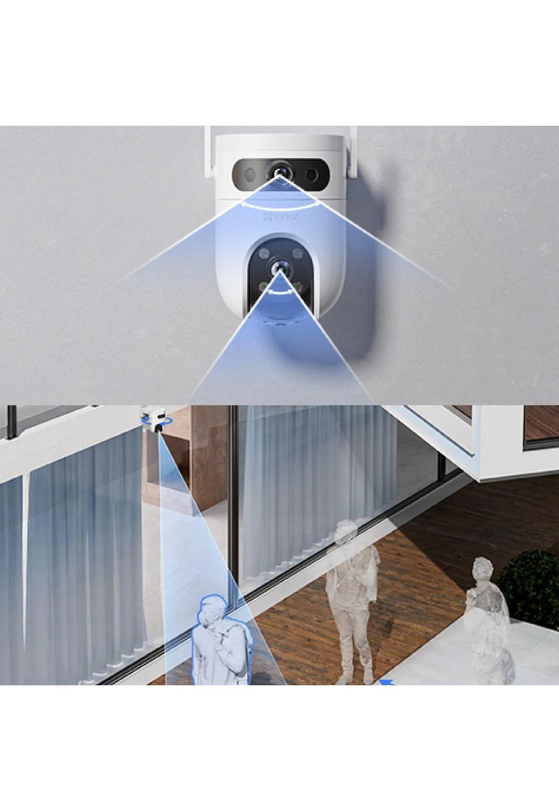 Cámara De Seguridad Ezviz Cs-h9c 2k / 3mp Visión Nocturna Blanco-3