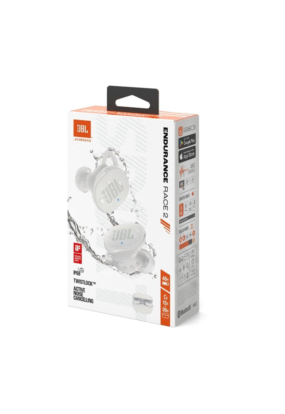 Audífonos JBL Endurance Race 2 Bluetooth IP68 Blanco-5