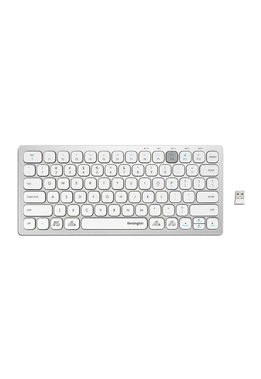Teclado Kensington Inalámbrico USB BT 3 conexiones-2