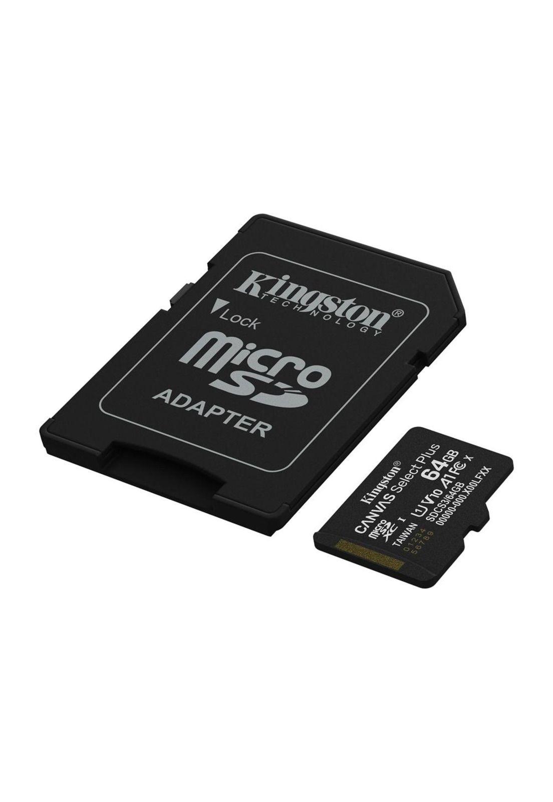 Tarjeta de Memoria Kingston microSD 64GB Canvas Select Plus-2