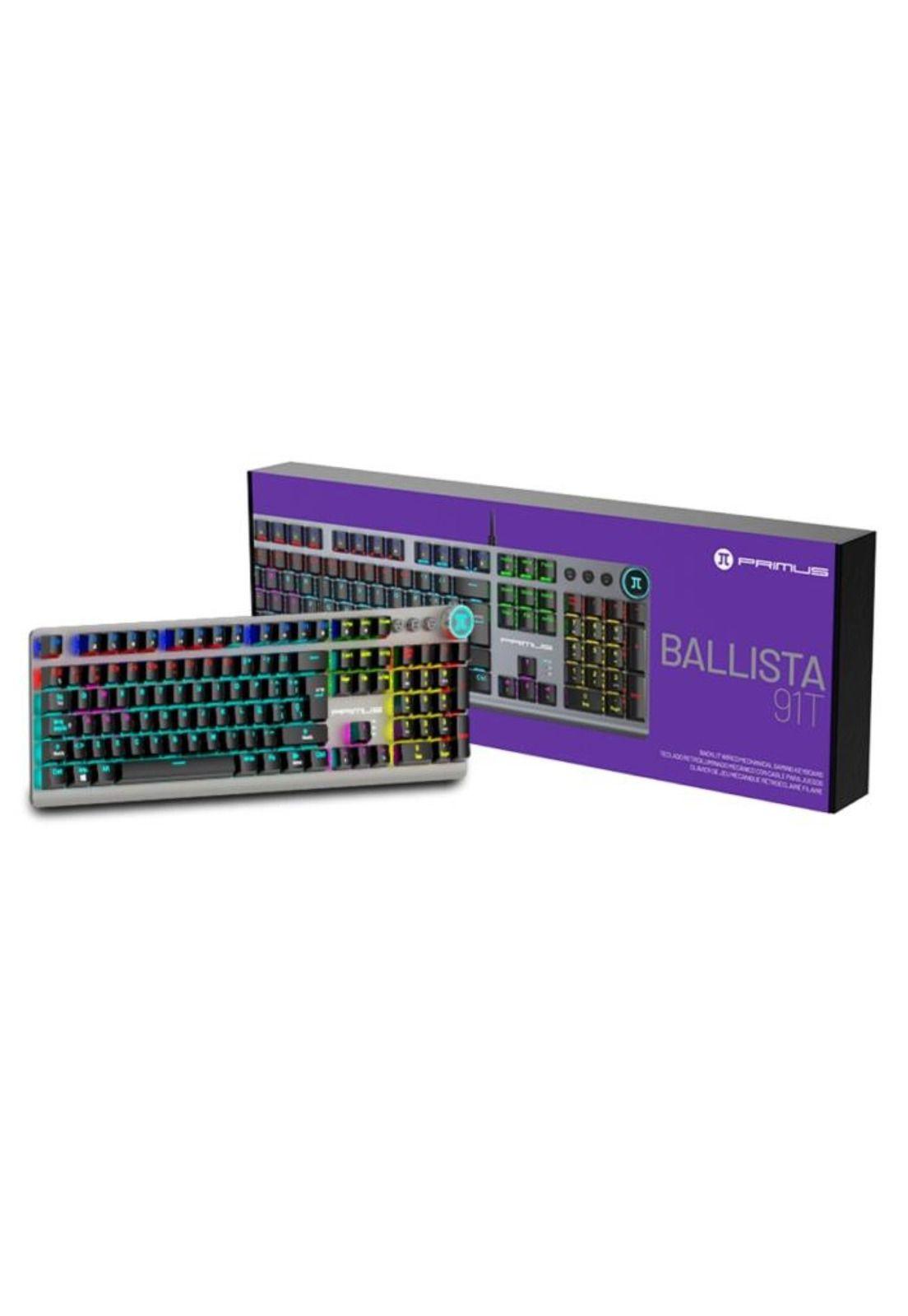 Teclado Gamer Primus Ballista 91T Switch Red Wired USB-4