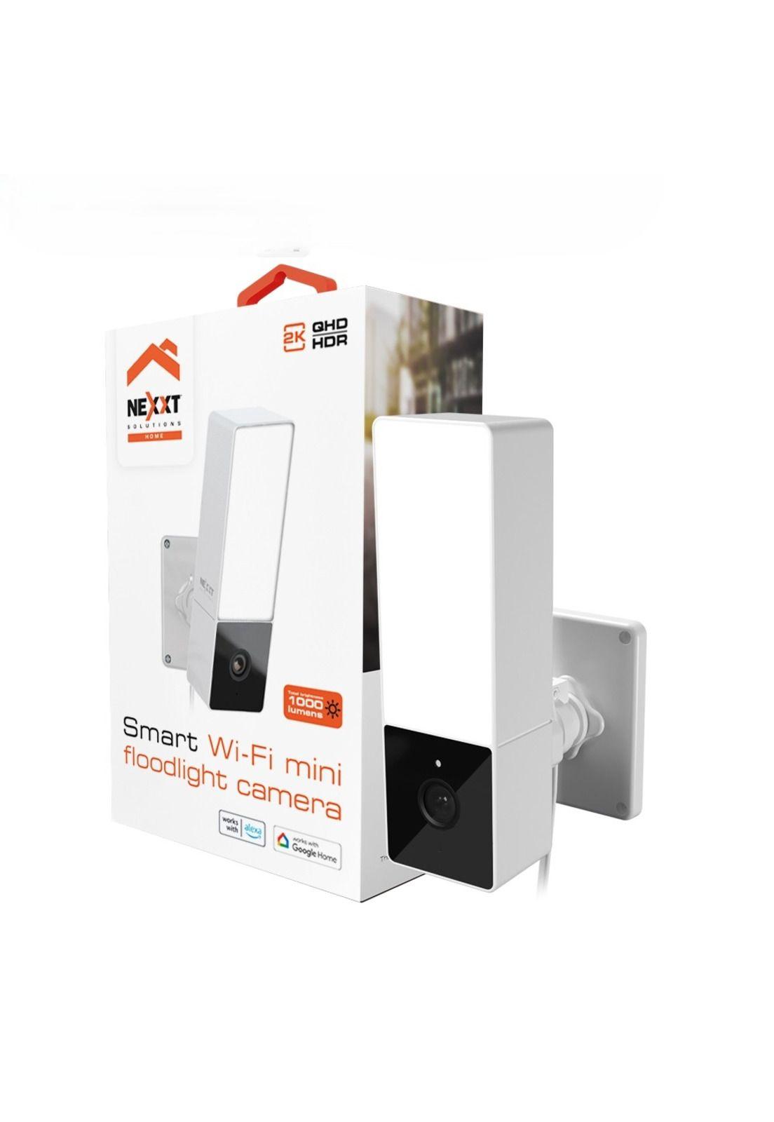 Cámara Nexxt Smart WiFi con proyector 2K 3MP IP65-0