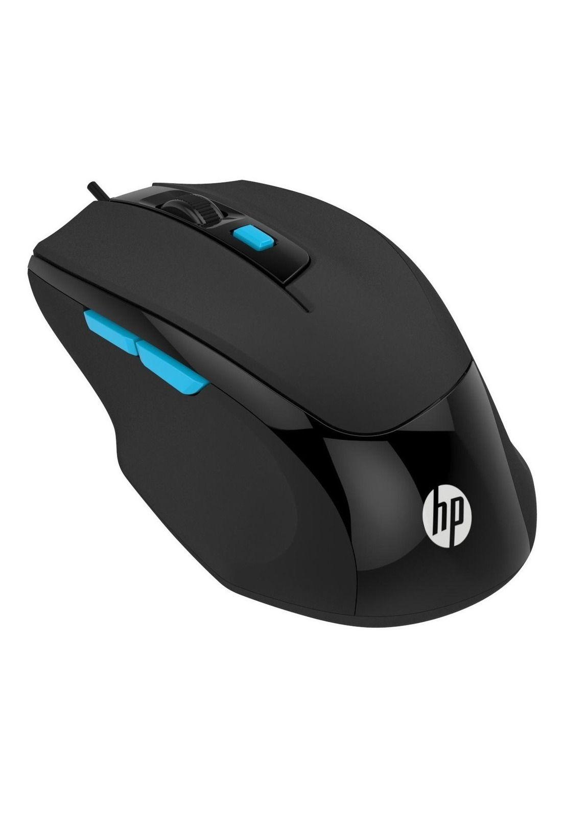 Mouse Gamer Hp M150 5 Botones Negro Original-0