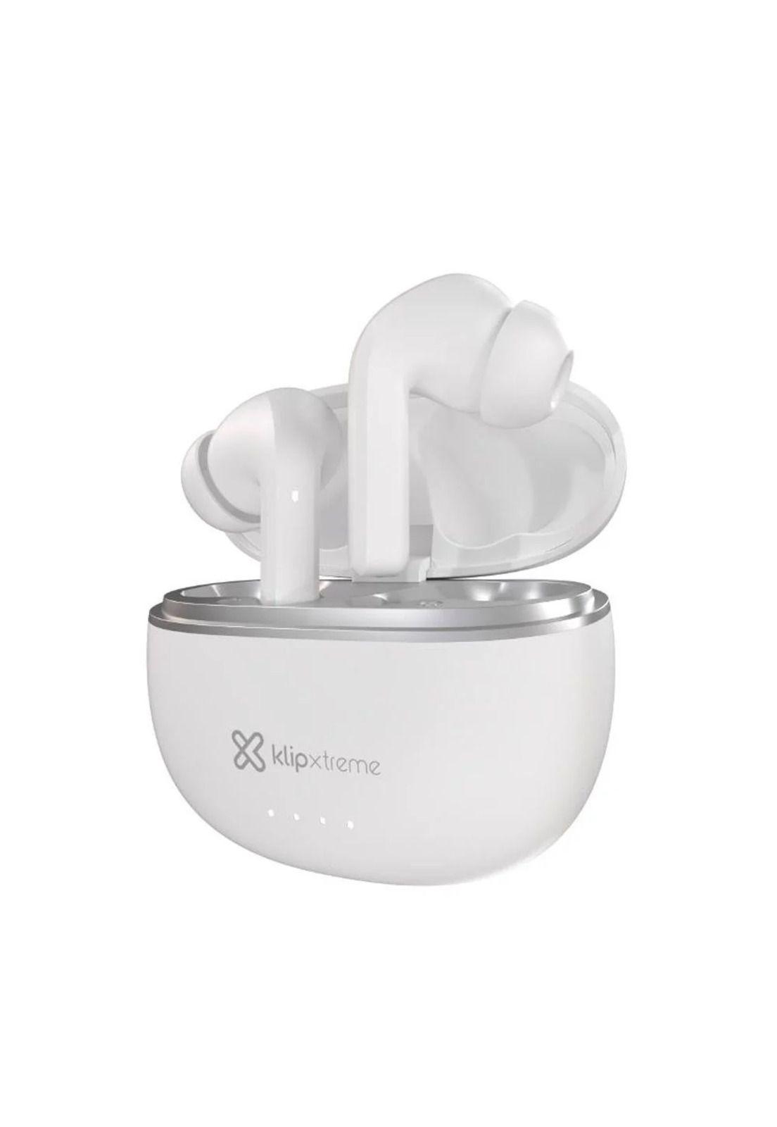 Audífonos Bluetooth Klip Xtreme EdgebudsPro Con ANC Blanco-1