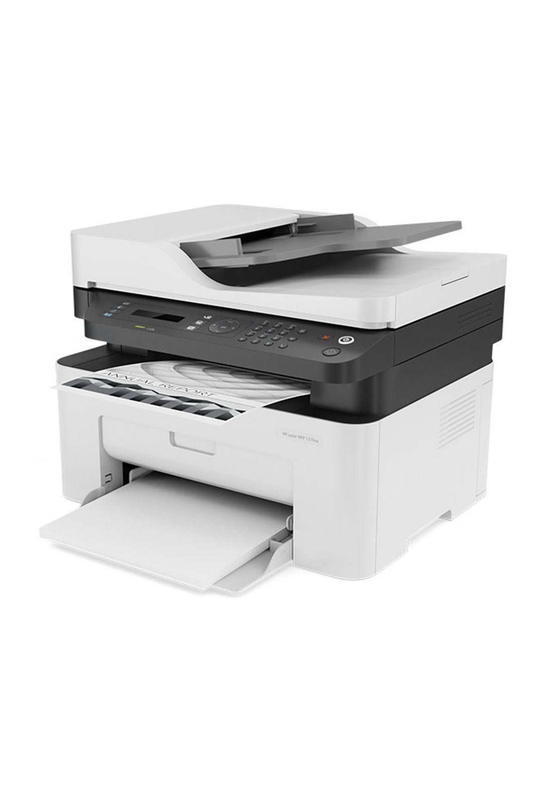 Impresora Multifunción Monocromatica HP Laser 137fnw-0