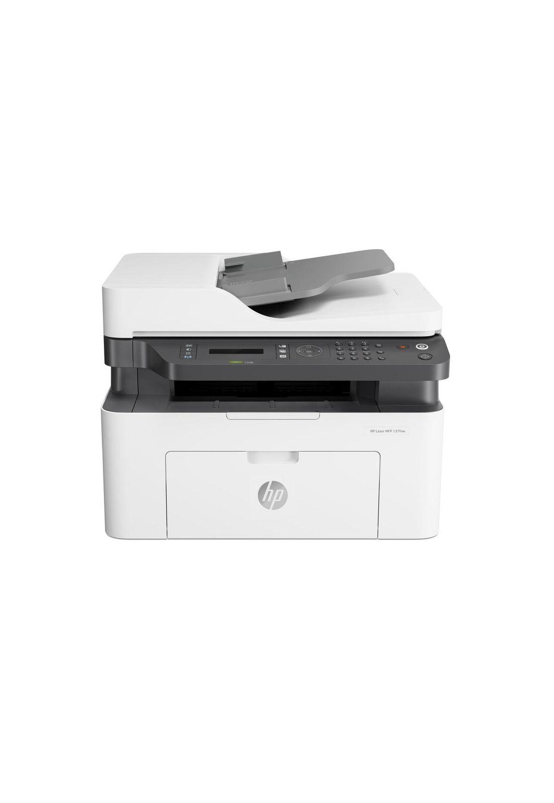 Impresora Multifunción Monocromatica HP Laser 137fnw-4