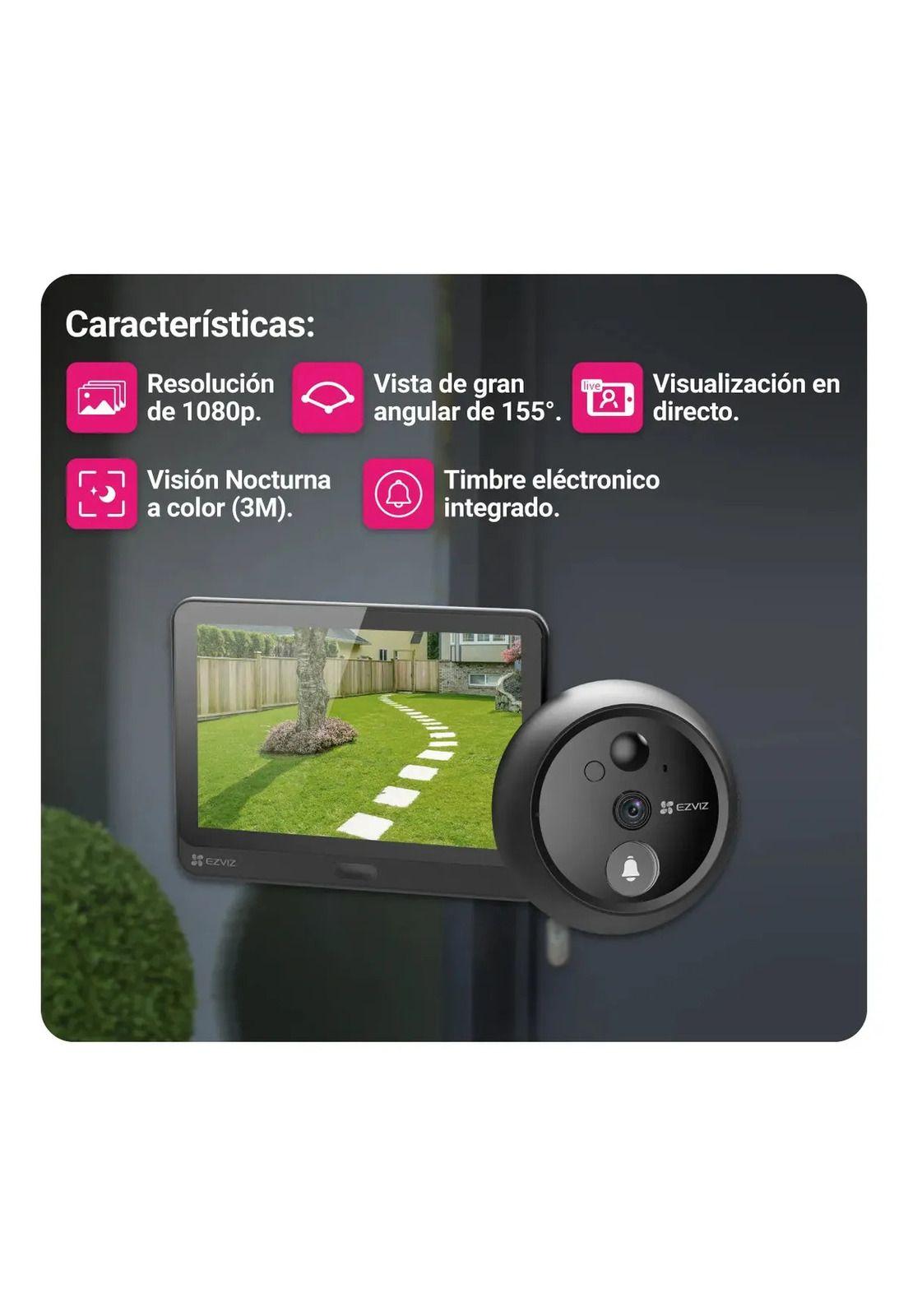 Timbre Mirilla Wifi Ezviz Hp4 Graba Contestas Desde App-2