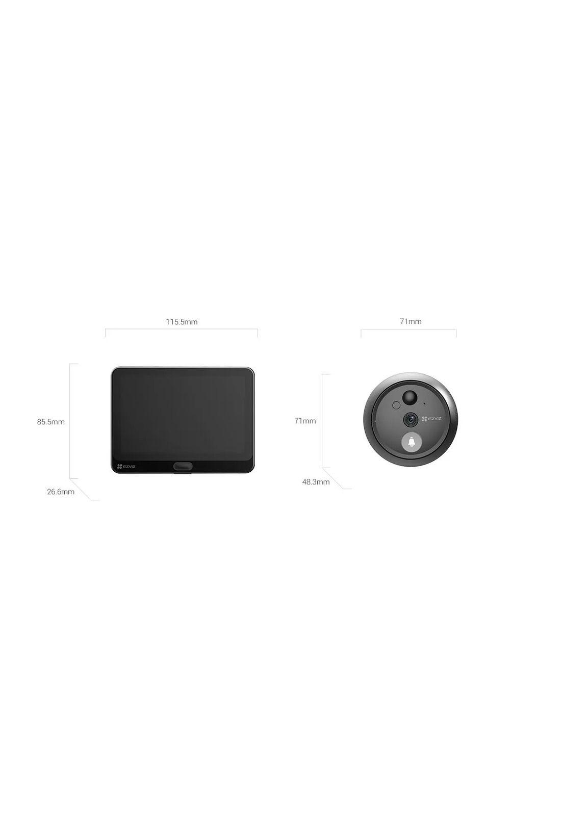 Timbre Mirilla Wifi Ezviz Hp4 Graba Contestas Desde App-6