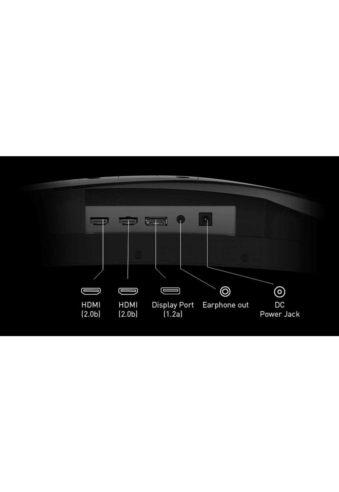 Monitor Gamer Curvo MSI G2422C 24" 1500R 180Hz 1ms FHD VA-5