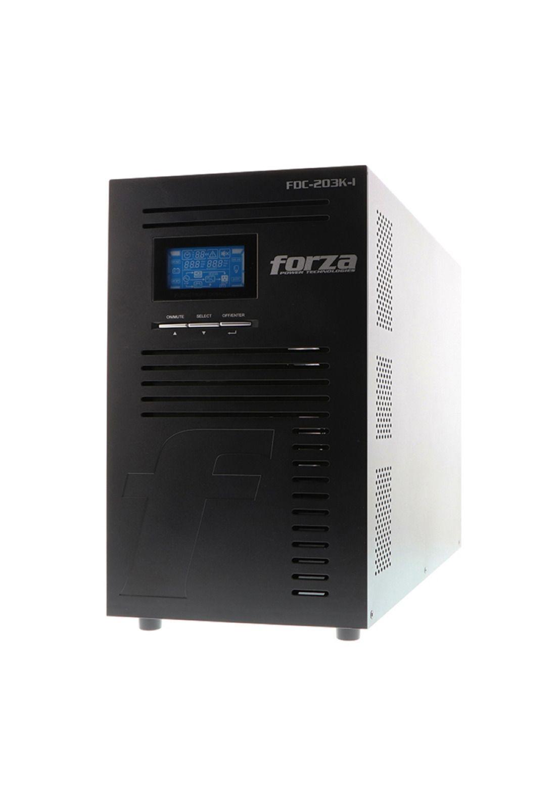UPS Forza en línea 3000VA/3000W IEC LCD torre-220V 9 salidas-2