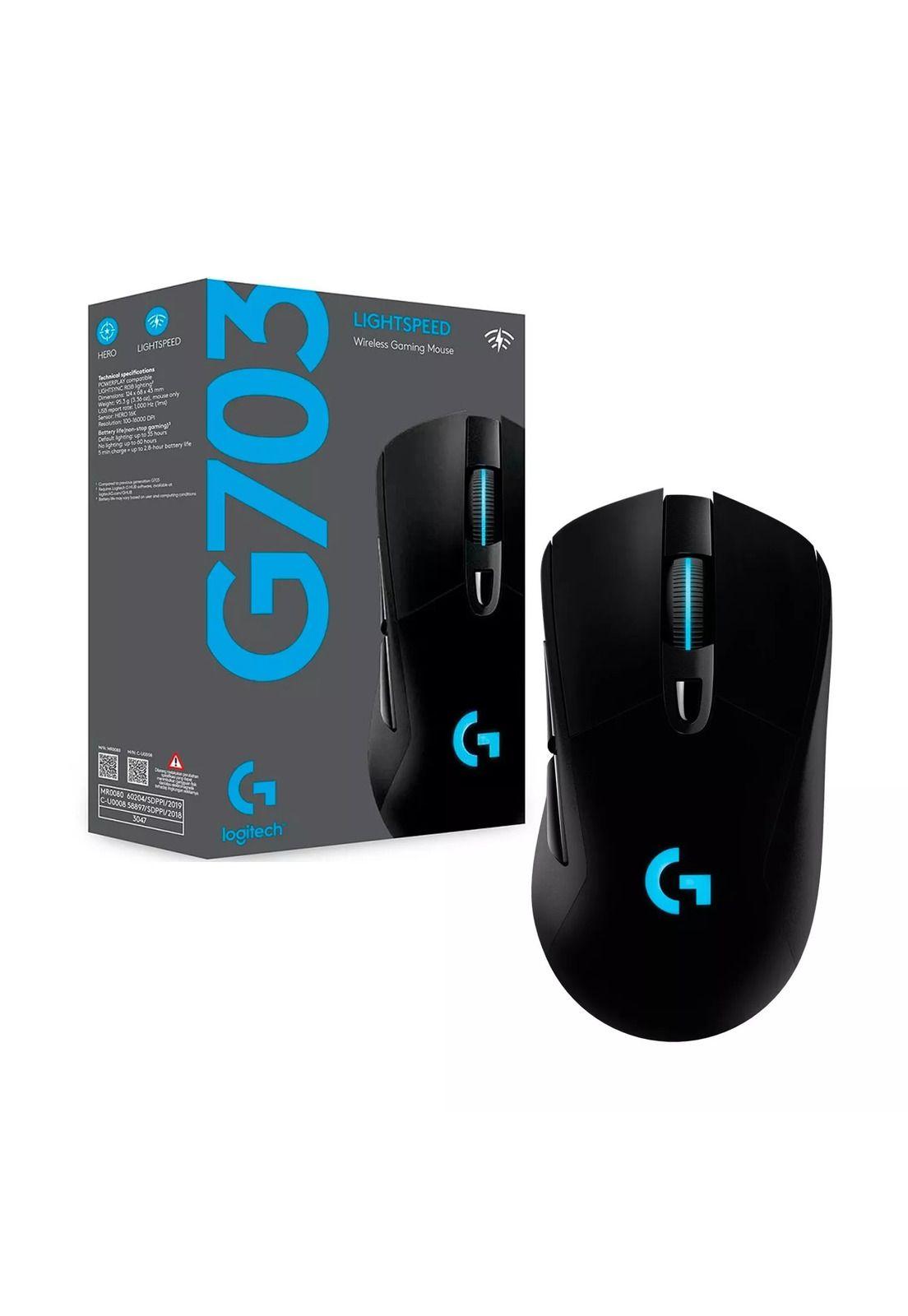 Mouse Logitech G703 Lightspeed Wireless USB RGB LightSync-2