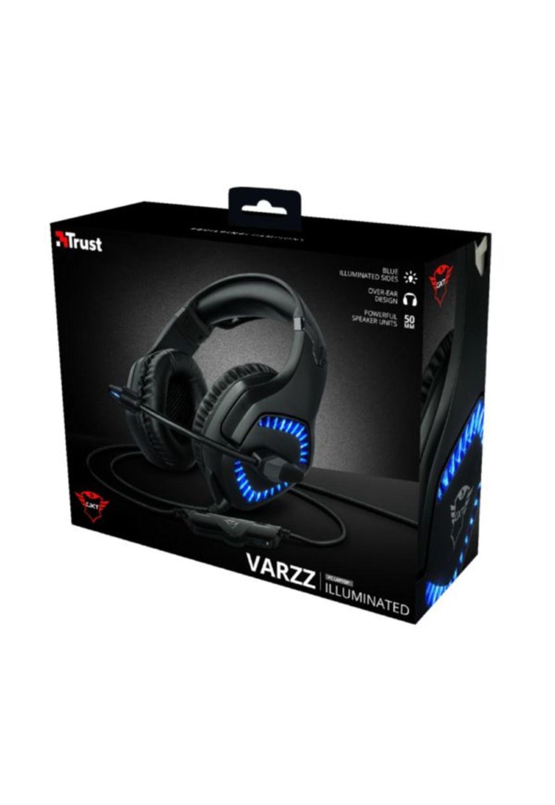 Audífonos Gamer Trust GXT 460 Varzz Illuminated Negro-2